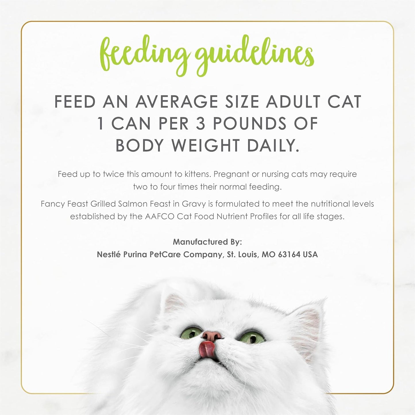 Purina  Grilled Wet Cat Food Salmon Feast in Wet Cat Food Gravy - (Pack of 24) 3 Oz. Cans