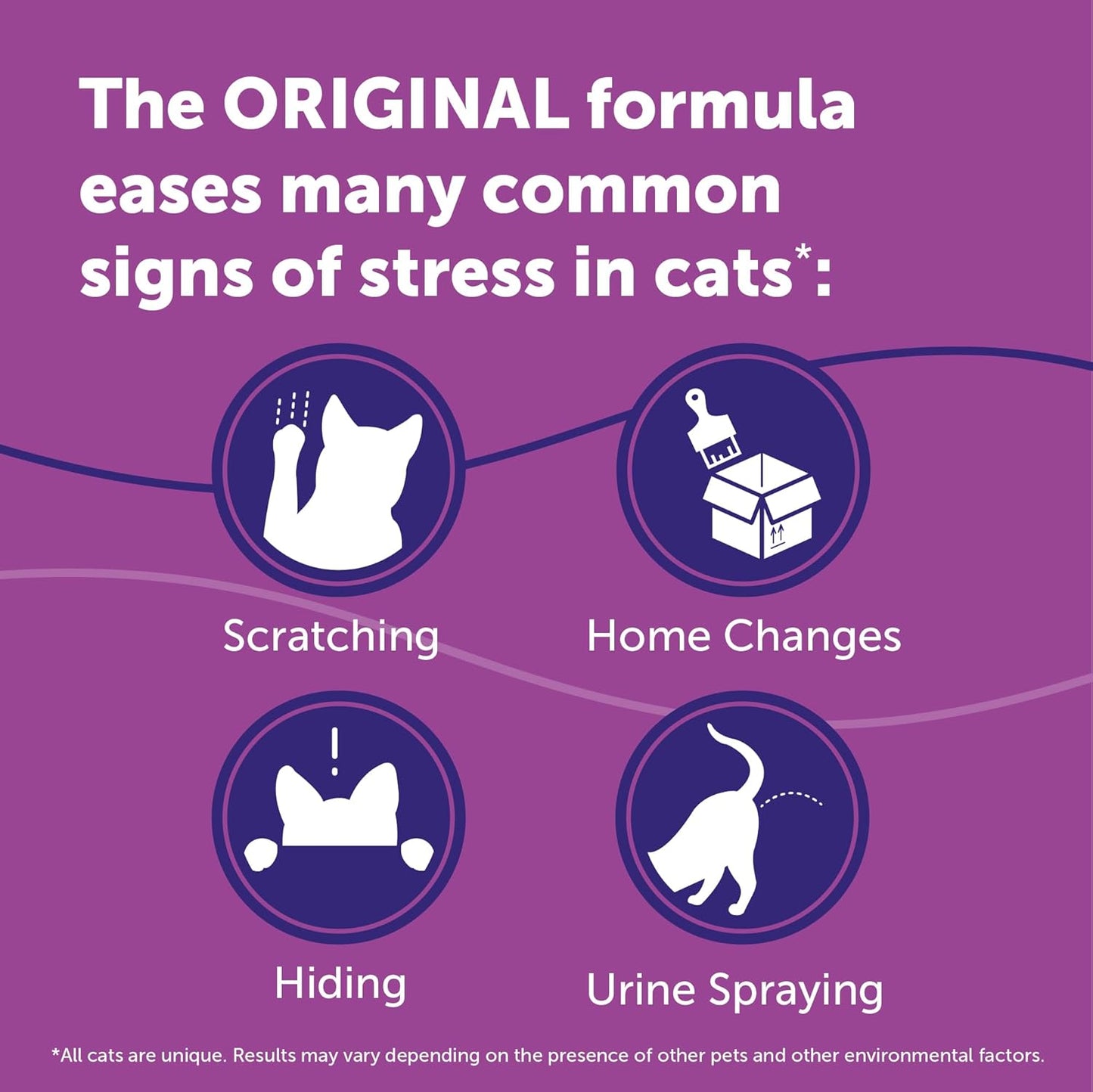 ® Classic 30 Day Cat Calming Refill for Pheromone Diffuser, 48Ml - Helps Reduce Common Signs of Stress in Cats & Kittens, Enhanced Calming