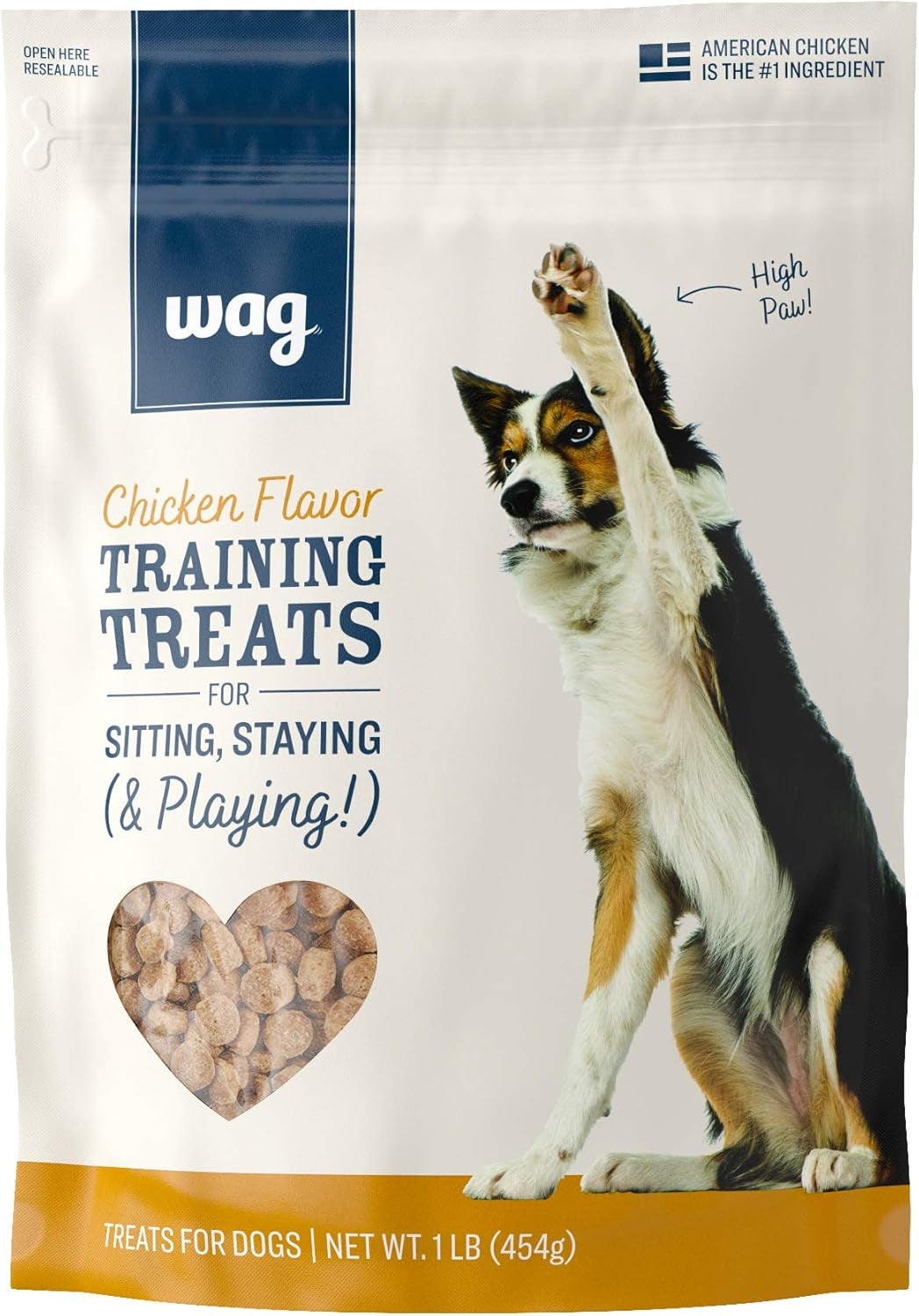 Amazon Brand –  Chicken Flavor Training Treats for Dogs, 1 Lb. Bag (16 Oz)