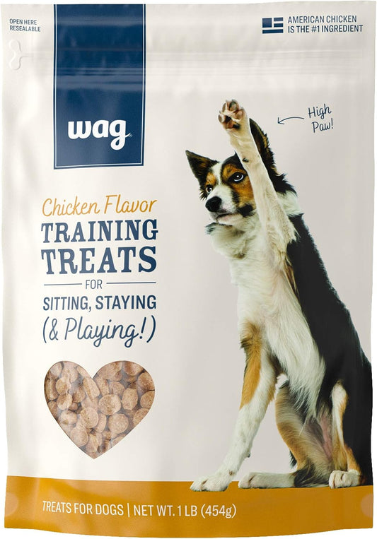 Amazon Brand –  Chicken Flavor Training Treats for Dogs, 1 Lb. Bag (16 Oz)