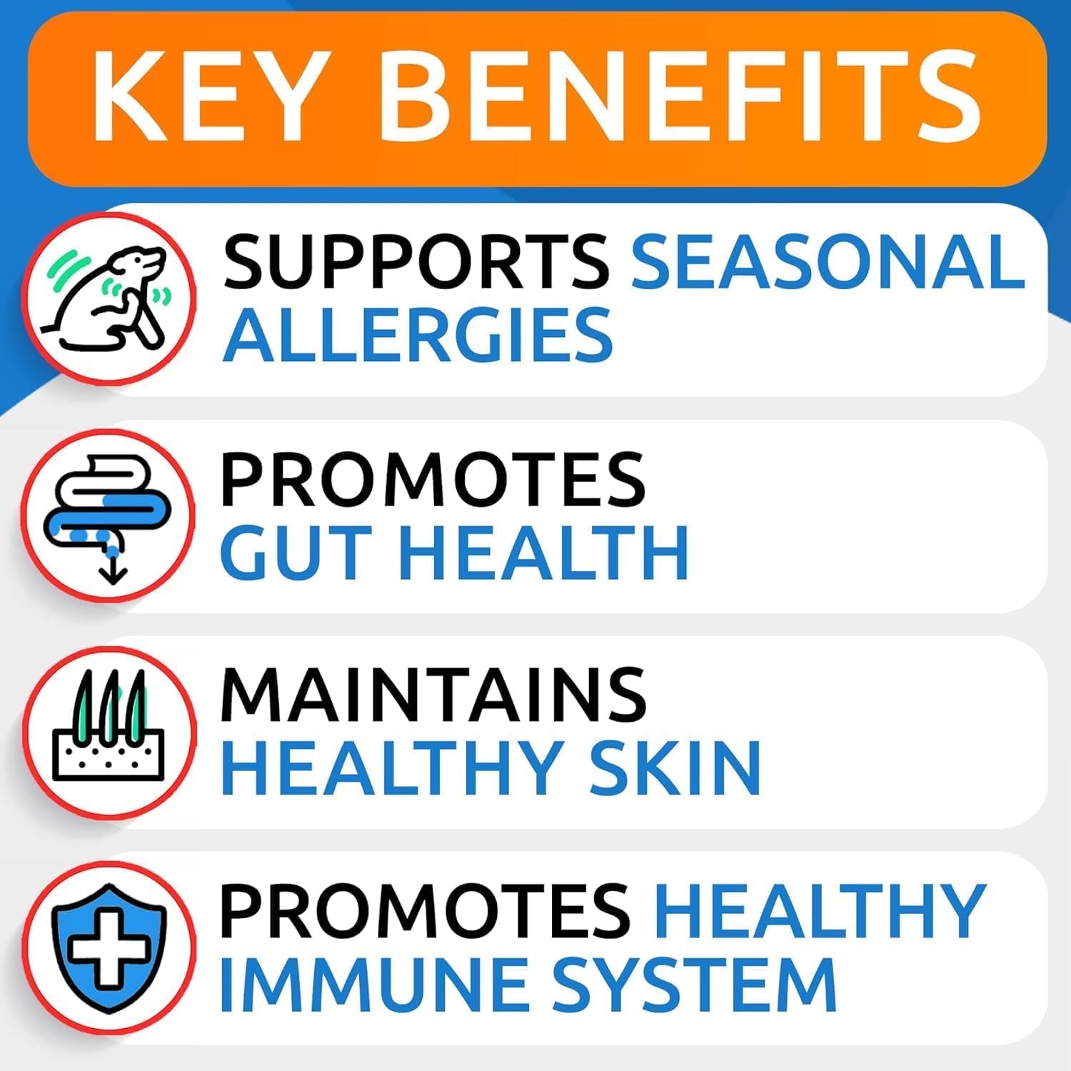 Dog Allergy Relief Chews (180 Immune Treats) - Anti-Itch Skin & Coat Supplement - Omega 3 Fish Oil - Dry & Itchy Skin Relief Treatment Pills - Itching, Paw Licking & Hot Spots