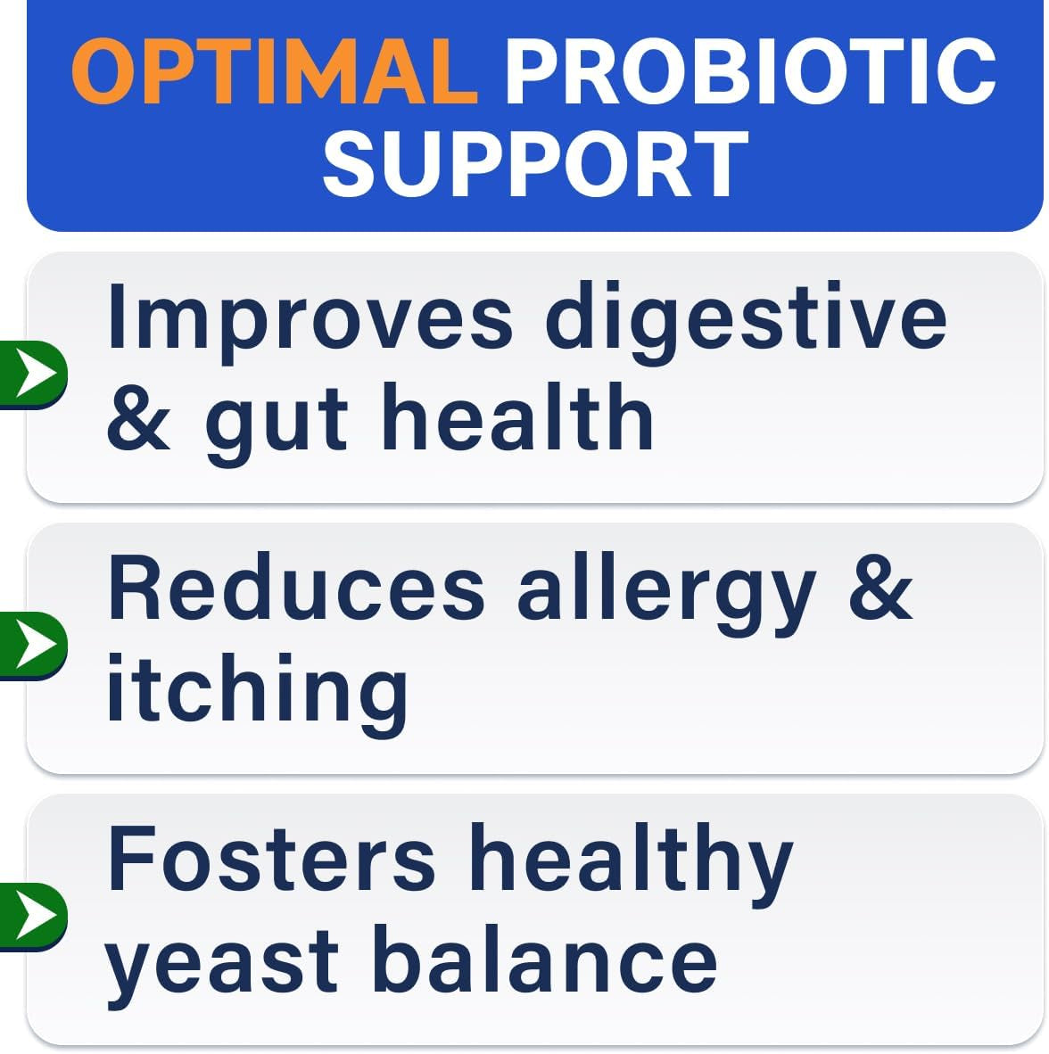 Dog Probiotics & Digestive Enzymes (Gut Health) Allergy & Itchy Skin - Pet Diarrhea Gas Treatment Upset Stomach Relief, Digestion Health Prebiotic Supplement Tummy Treat (180Ct Chicken)