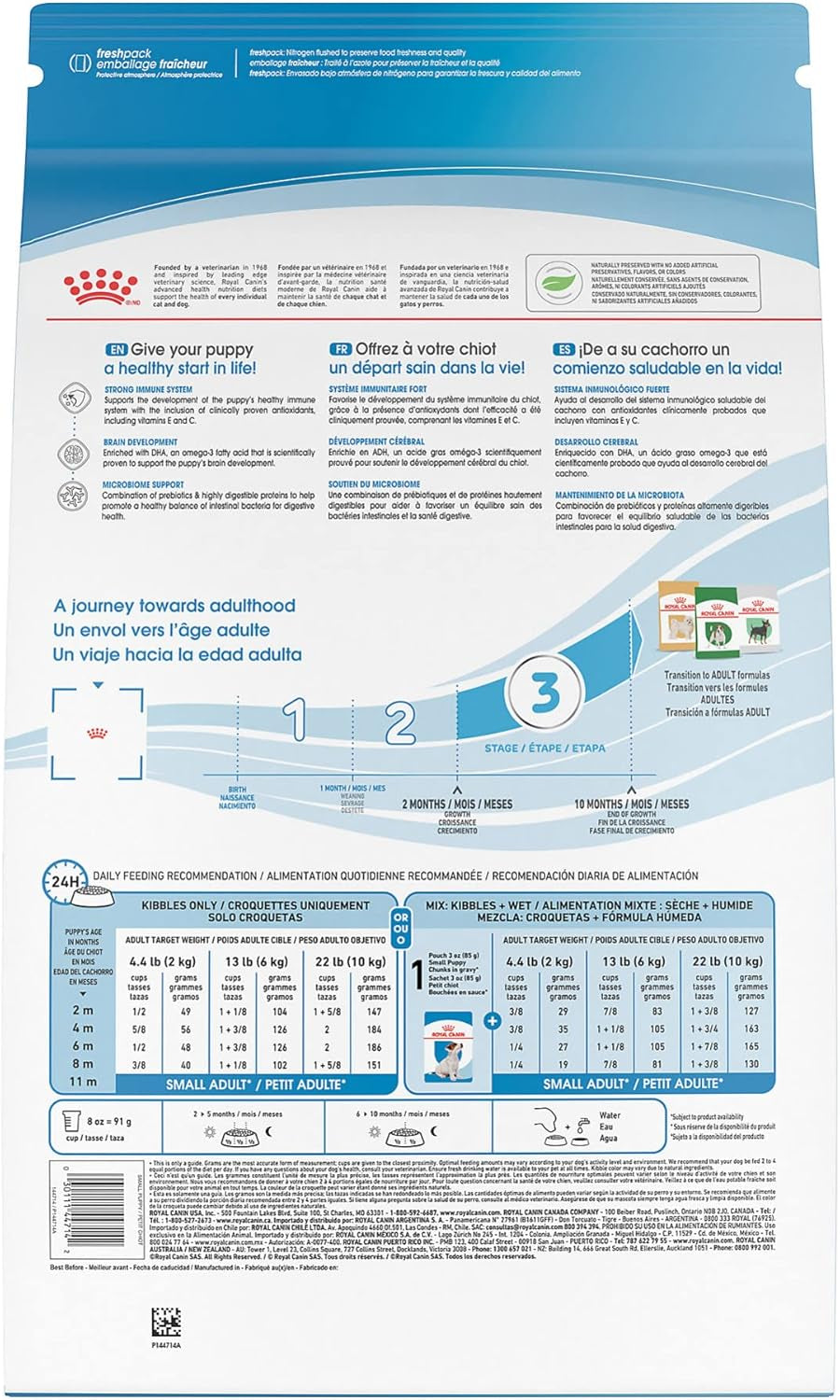 Size Health Nutrition Small Puppy Dry Dog Food, 4 Lb Bag