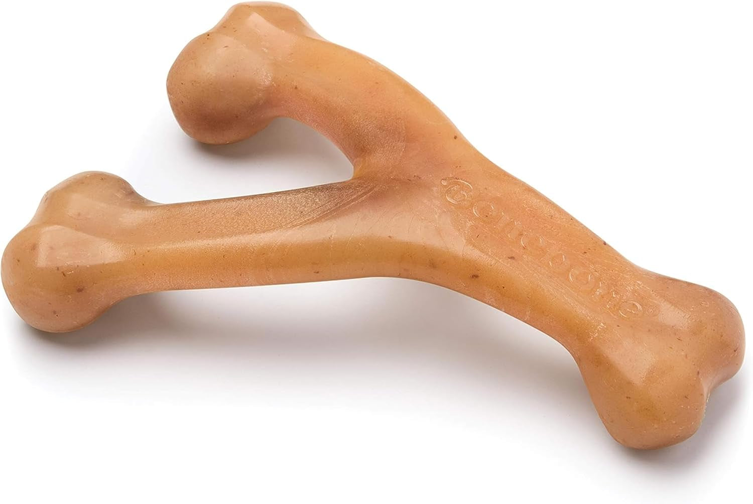 Wishbone Durable Dog Chew Toy for Aggressive Chewers, Real Chicken, Made in USA, Medium, for All Breed Sizes