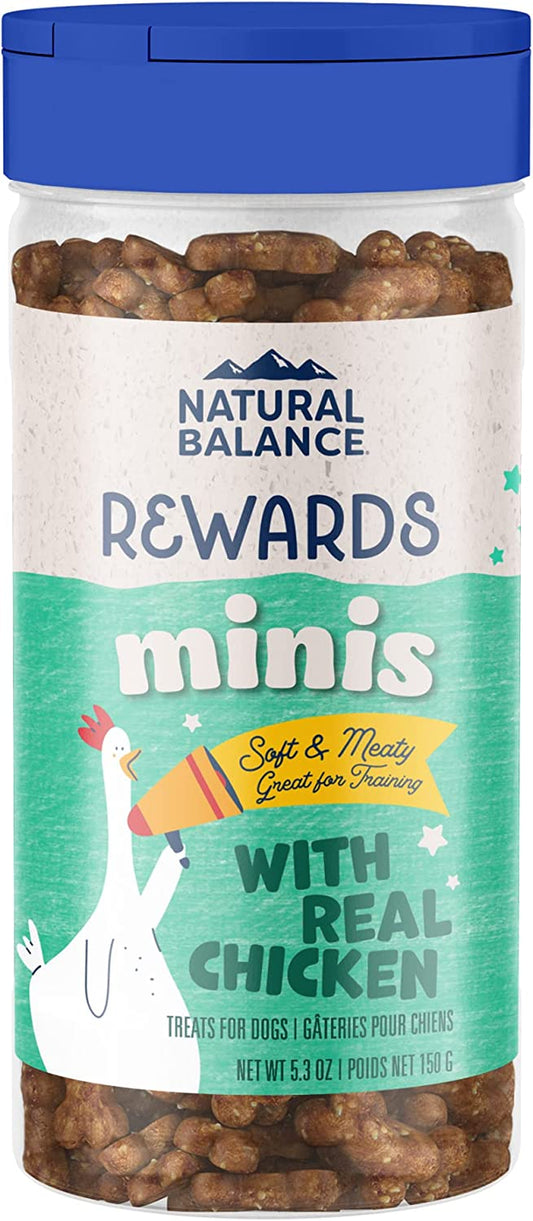 Limited Ingredient Mini-Rewards Chicken Grain-Free, Training Treats for Dogs | 5.3-Oz. Canister