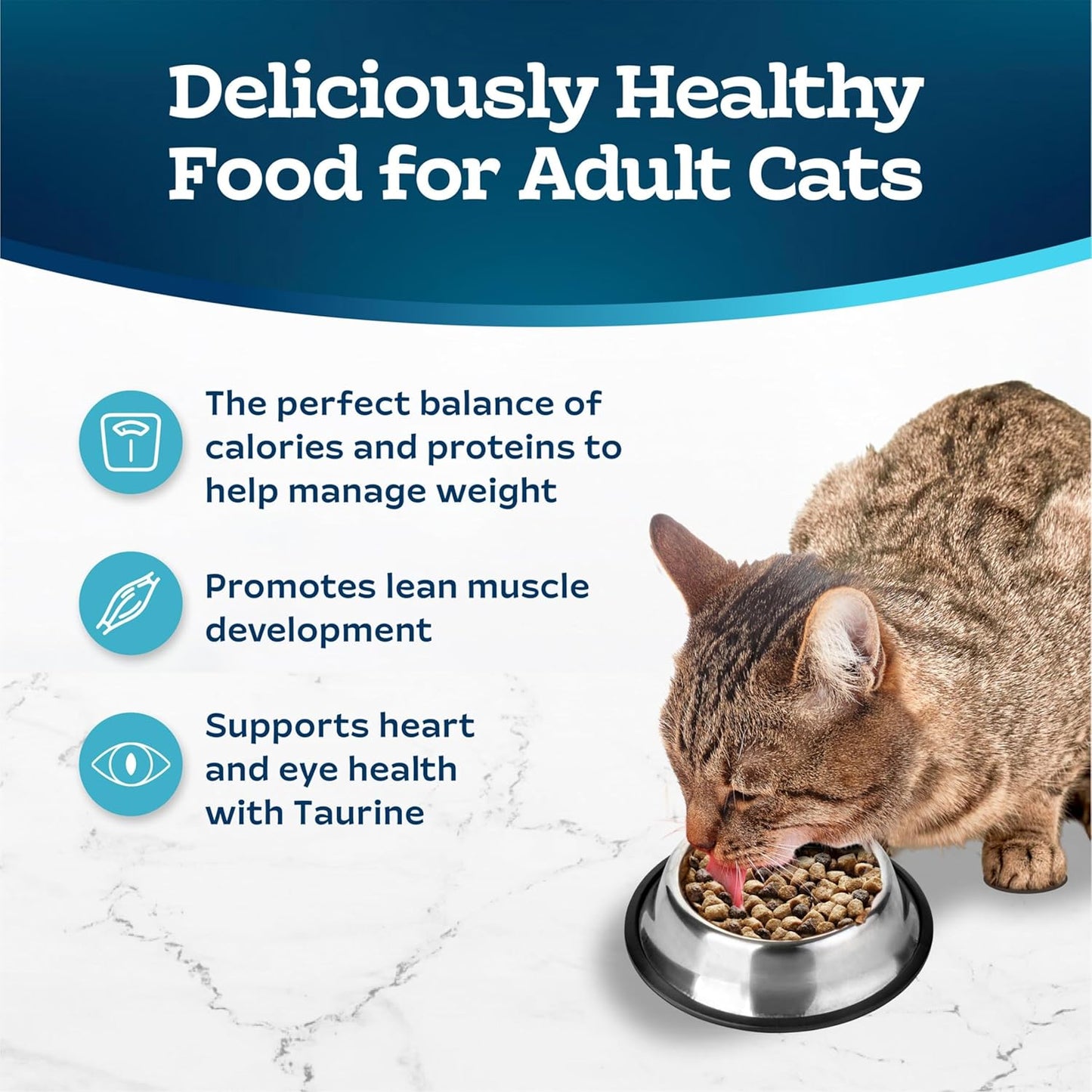 Tastefuls Natural Food for Adult Cats, Weight Control, 7-Lb. Bag