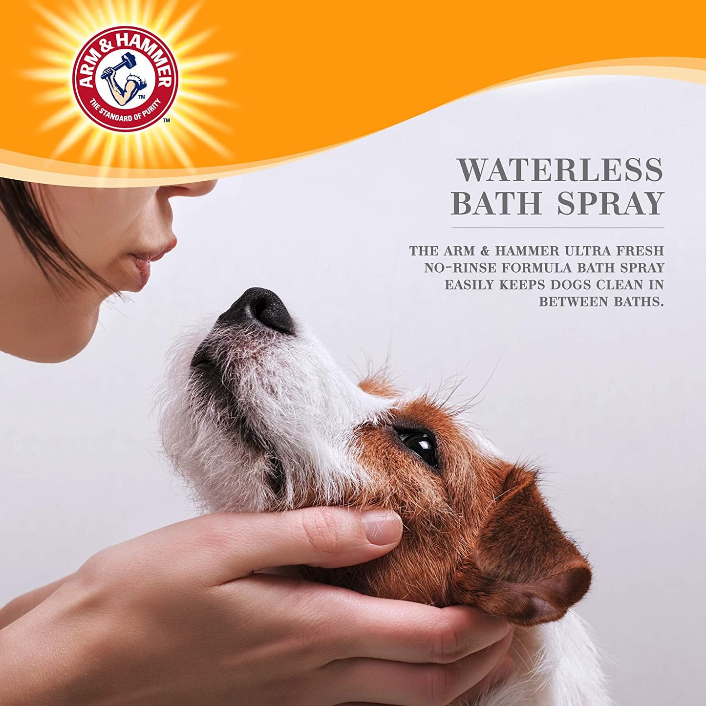 for Pets Ultra Fresh Waterless Bath Spray in White Jasmine Scent | Dry Dog Shampoo, Deodorizer