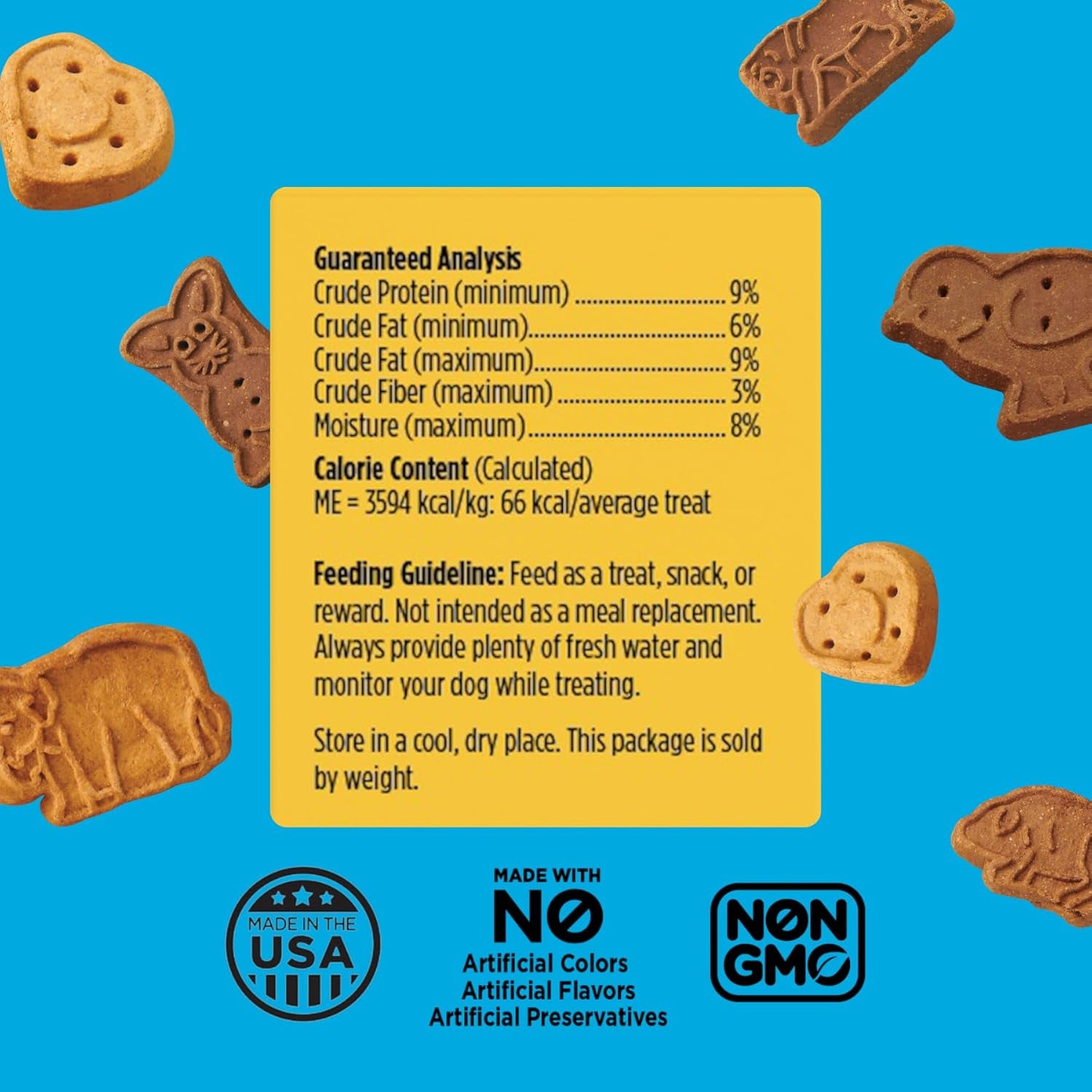Natural Dog Treats, More Crunch Large, Assorted Flavors, 18Oz Box, 1 Box