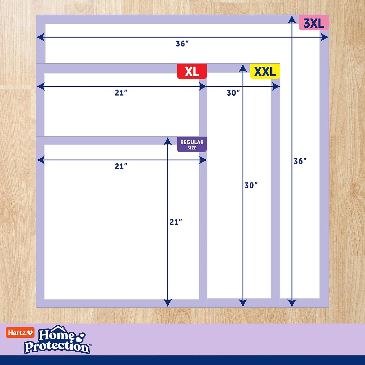 Home Protection Lavender Scented Dog Pads, 100 Count, Super Absorbent & Won'T Leak, Odor Eliminating