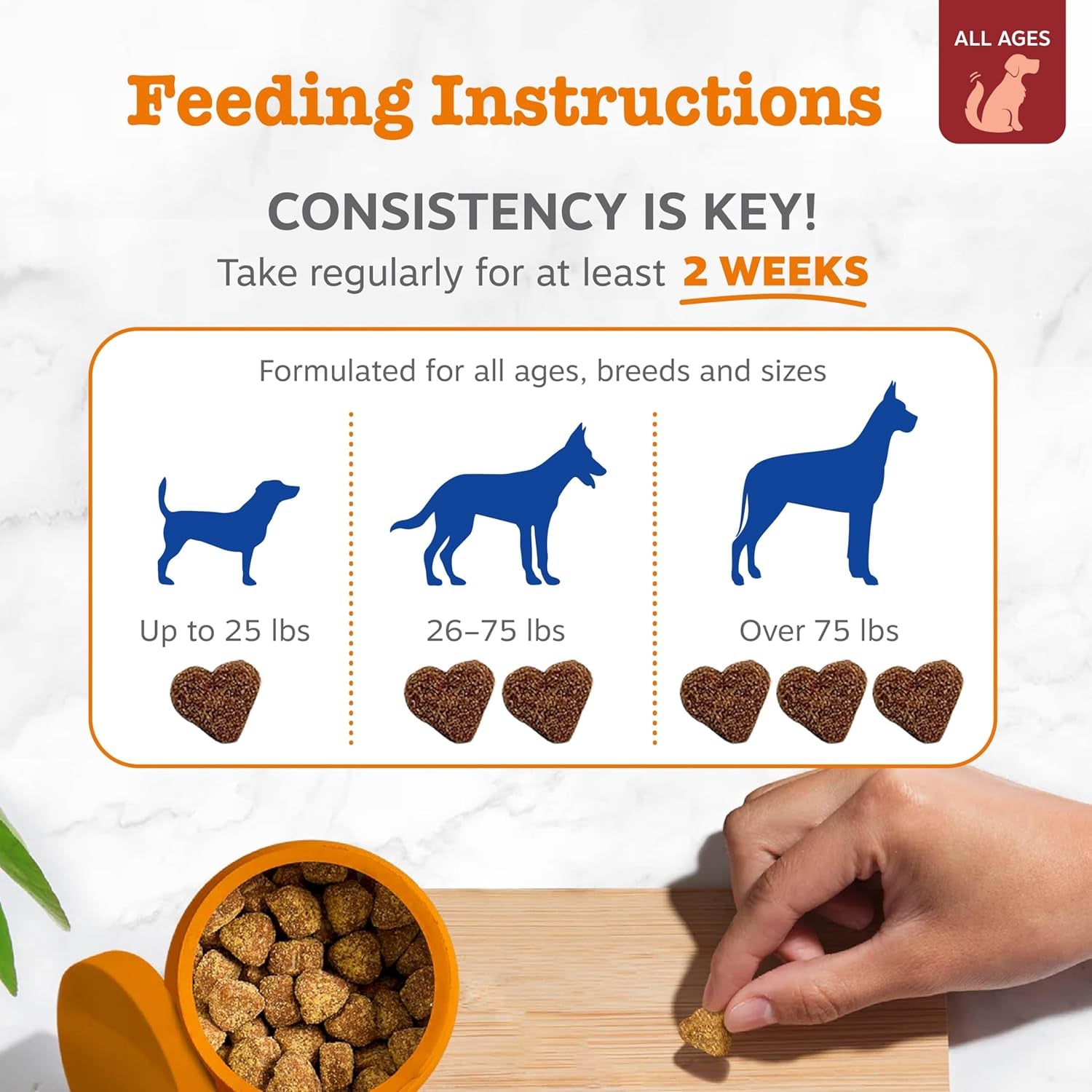 Dog Multivitamin, Chewable Dog Vitamins and Supplements for Hip & Joints, Skin & Coat, Omega 3 Fish Oil for Dogs- Senior & Puppy Multivitamin - Bison- 90Ct