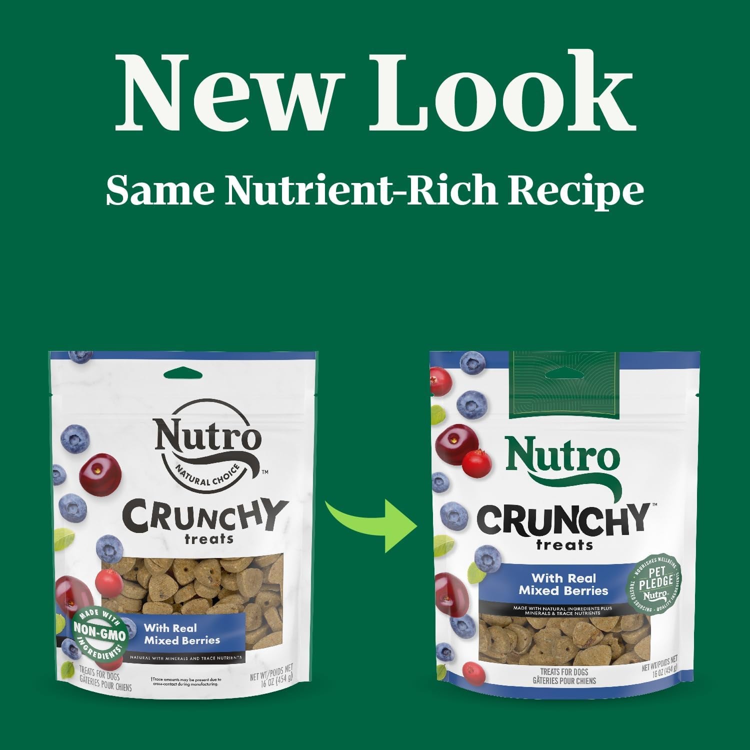 Crunchy Dog Treats with Real Mixed Berries, 16 Oz. Bag