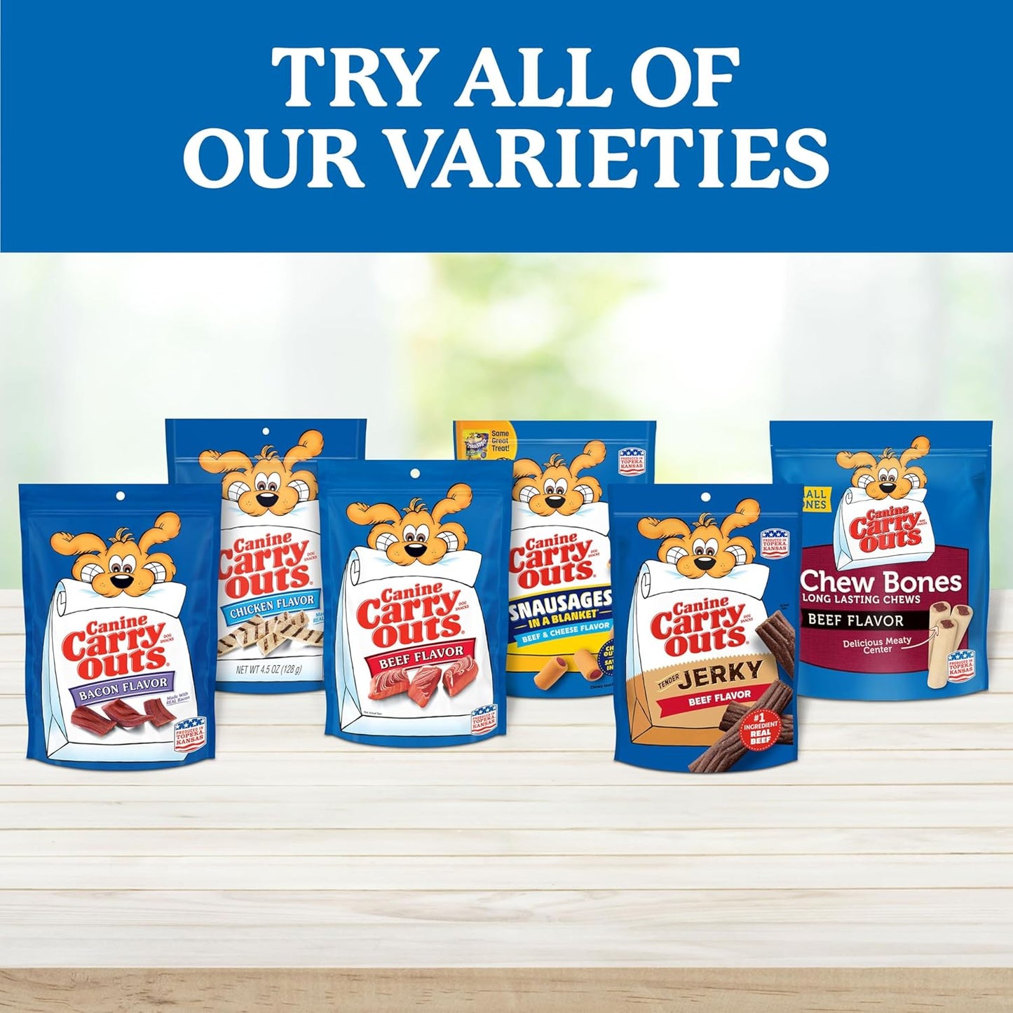 Dog Treats, Bacon Flavor, 47 Ounce, Made with Real Bacon