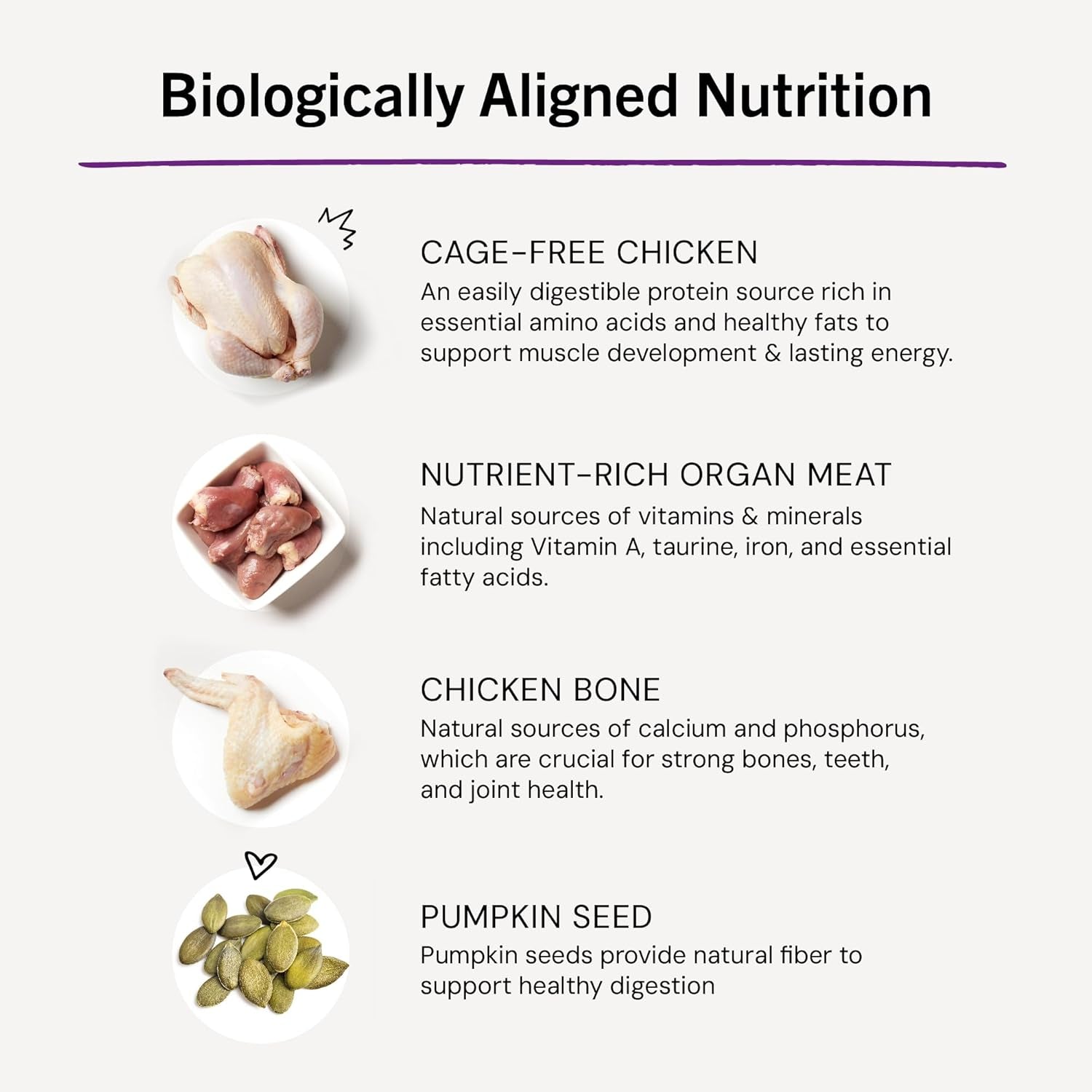 Freeze-Dried Raw Cat Dinner Morsels - Premium Chicken Recipe with 98% Cage-Free Meat & Organs - Natural Grain-Free Cat & Kitten Food - Made in USA - 18 Oz