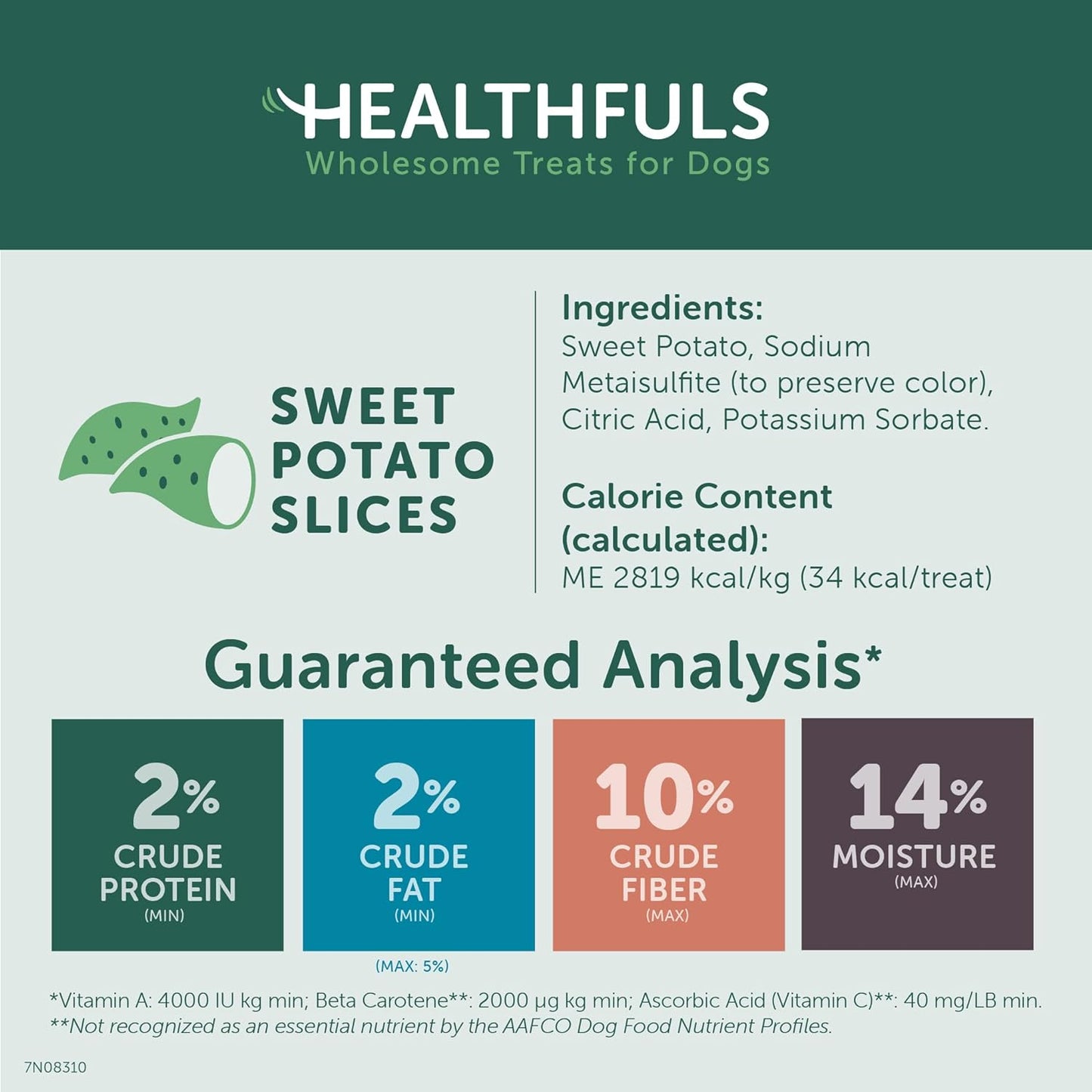 Sweet Potato Slices Dog Treats, 16Oz