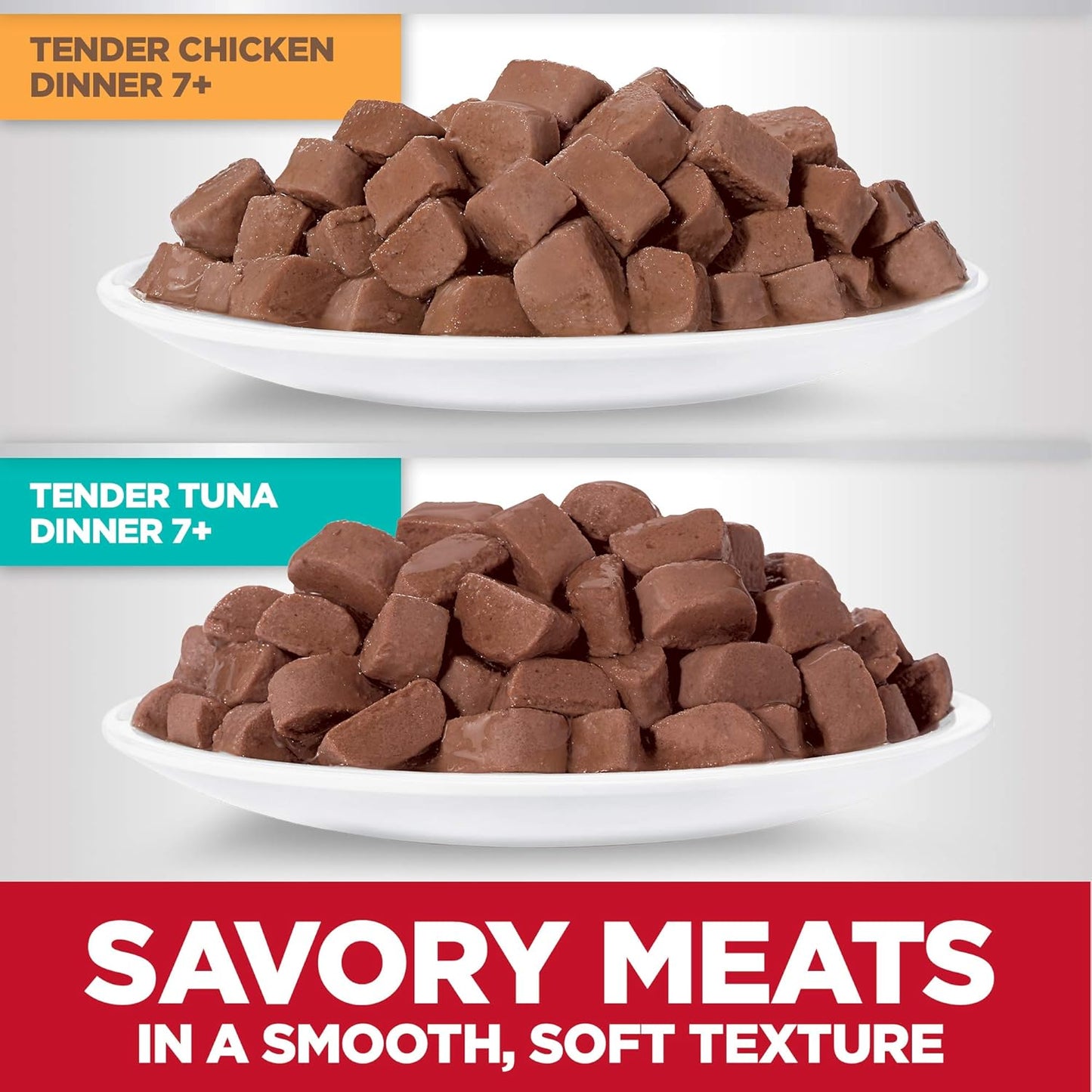 Adult 7+, Senior Adult 7+ Premium Nutrition, Wet Cat Food, Variety Pack: Chicken; Tuna Stew, 2.8 Oz Pouch Variety Pack, Case of 12