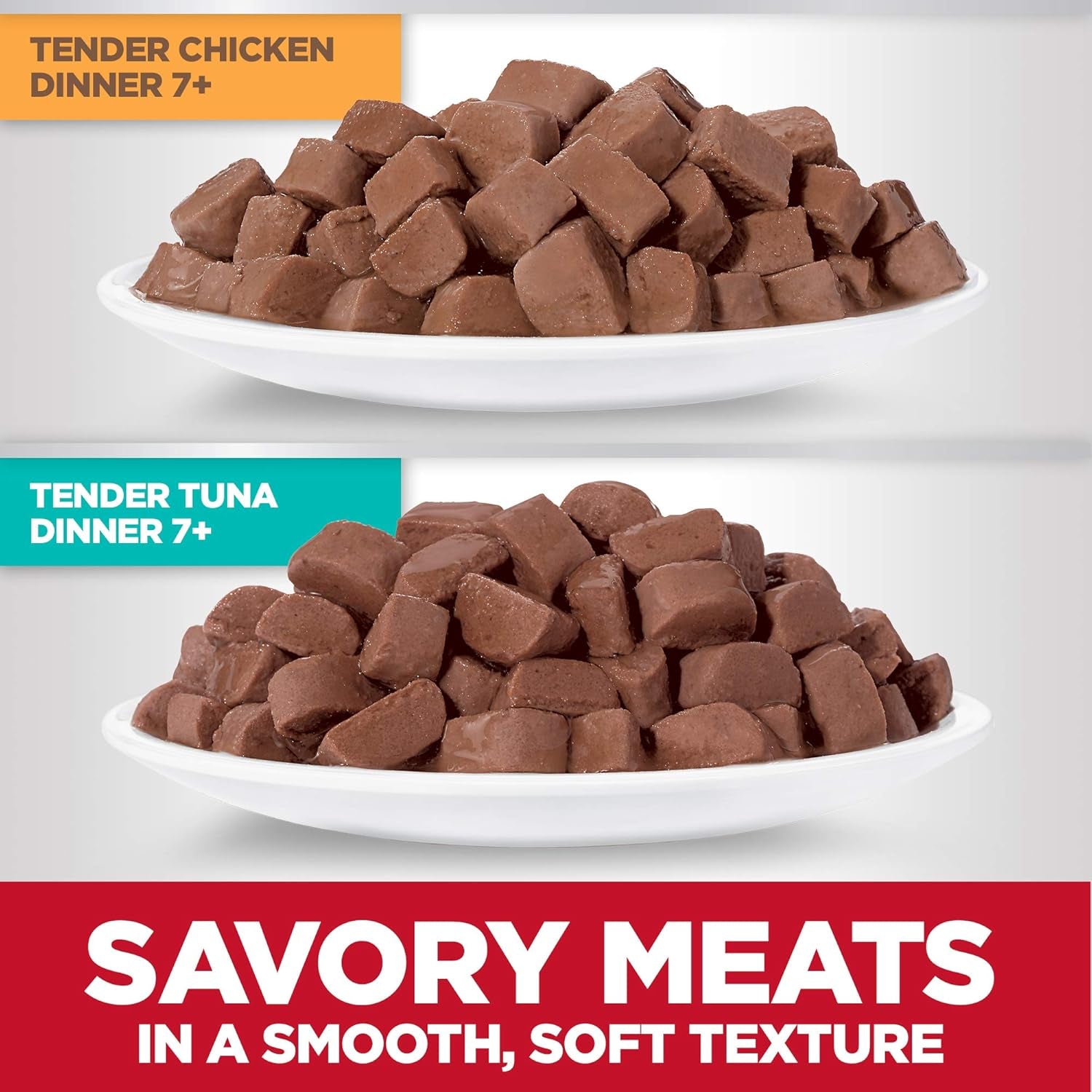 Adult 7+, Senior Adult 7+ Premium Nutrition, Wet Cat Food, Variety Pack: Chicken; Tuna Stew, 2.8 Oz Pouch Variety Pack, Case of 12