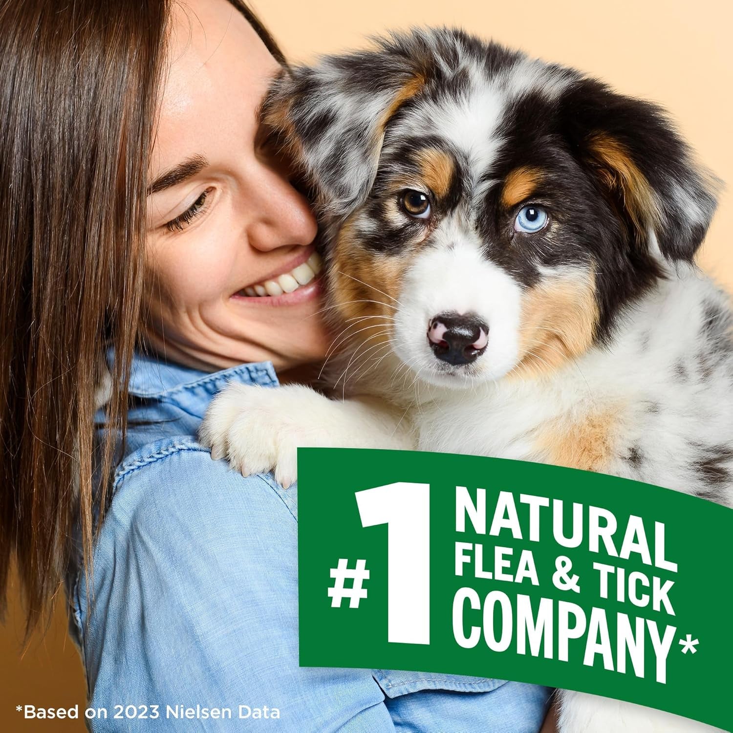 Natural Indoor Flea and Tick Spray – Dog Flea and Tick Treatment for Home, Plant-Based Formula with Natural Oils, Kills Fleas, Eggs & Ticks on Contact, Made in USA, 32 Oz