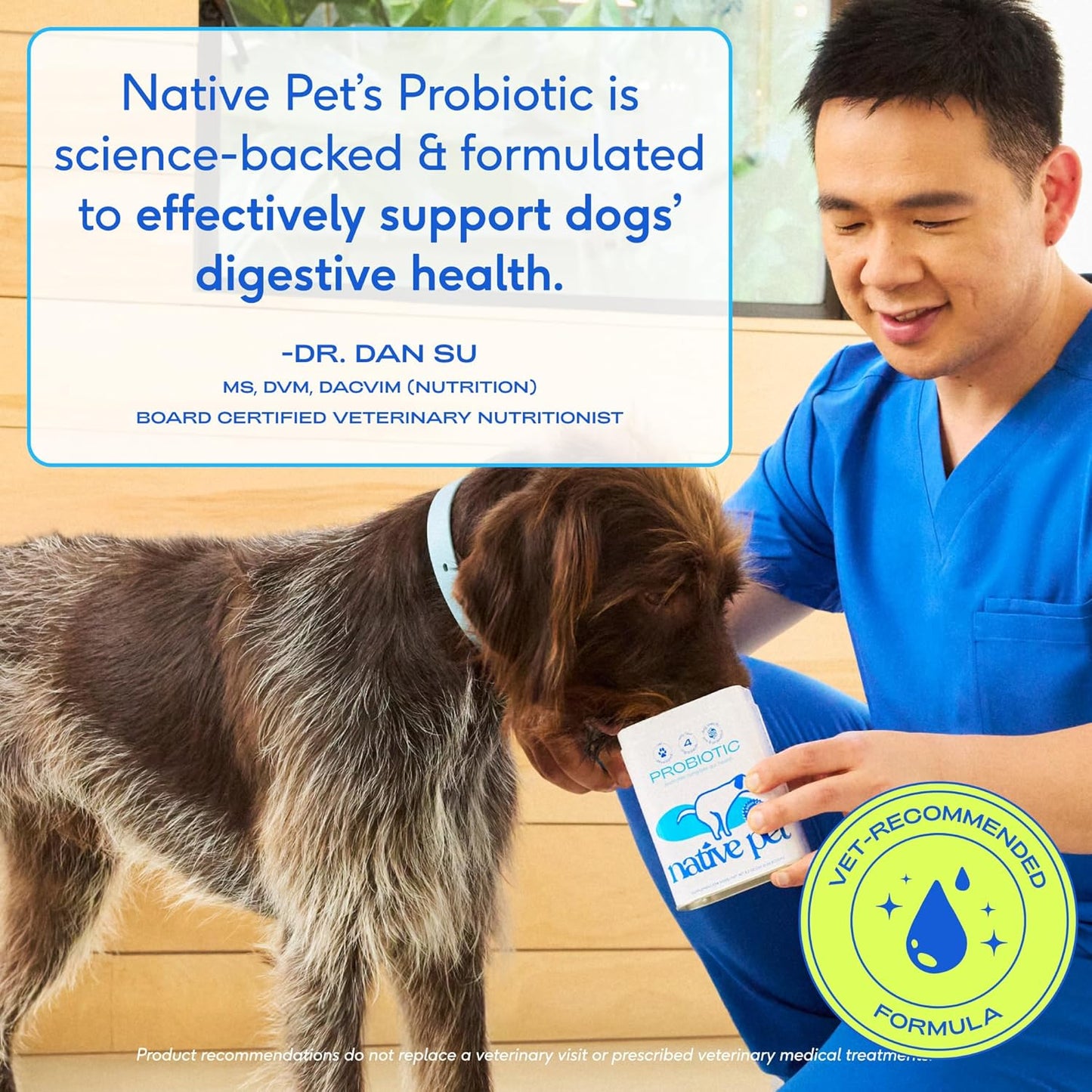 Probiotics for Dogs - Dog Probiotics Powder for Digestive Health, Gut Support, & Immune Boost – Vet-Formulated Powder for Maximum Potency with Digestive Enzymes & Prebiotics - 120 Scoops