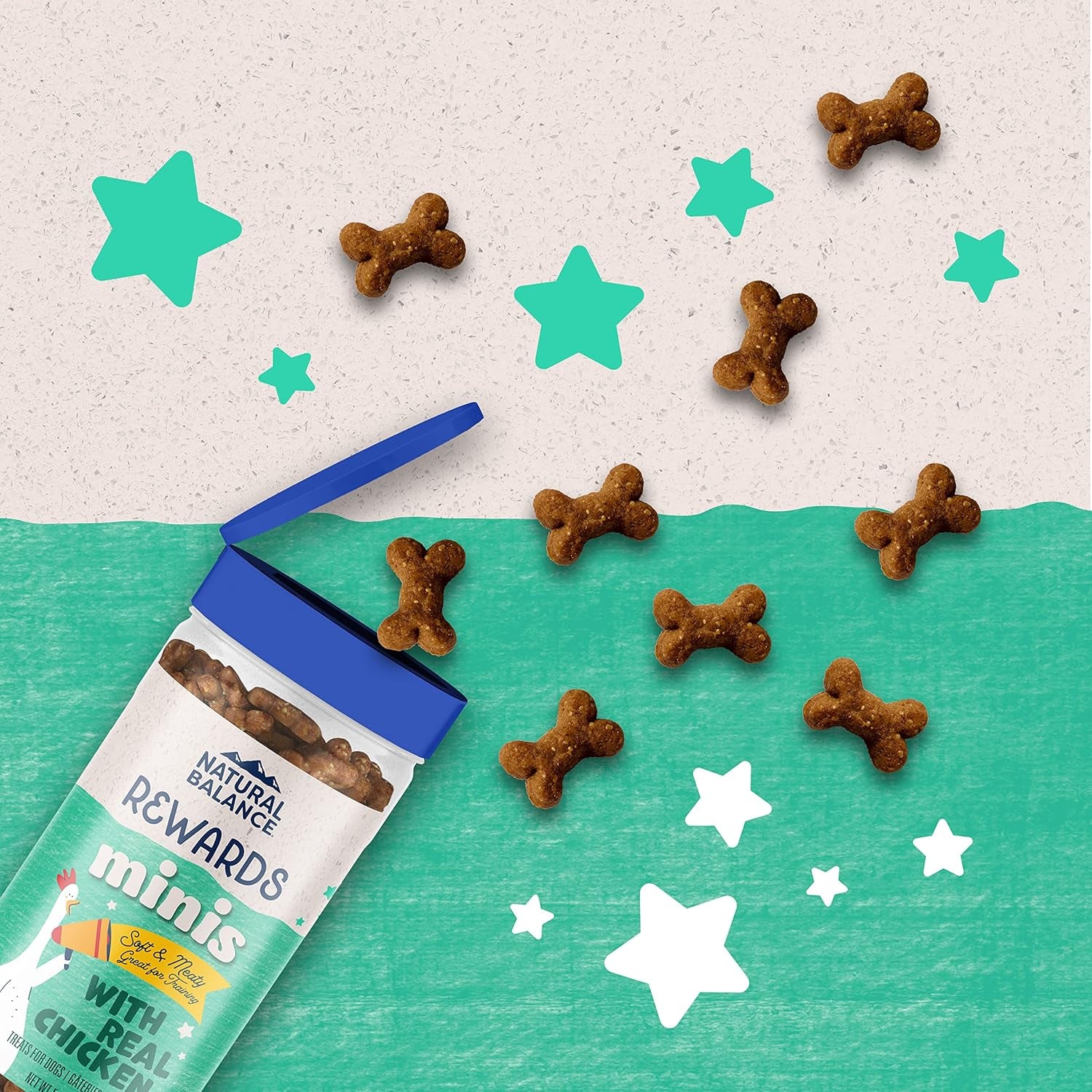 Limited Ingredient Mini-Rewards Chicken Grain-Free, Training Treats for Dogs | 5.3-Oz. Canister