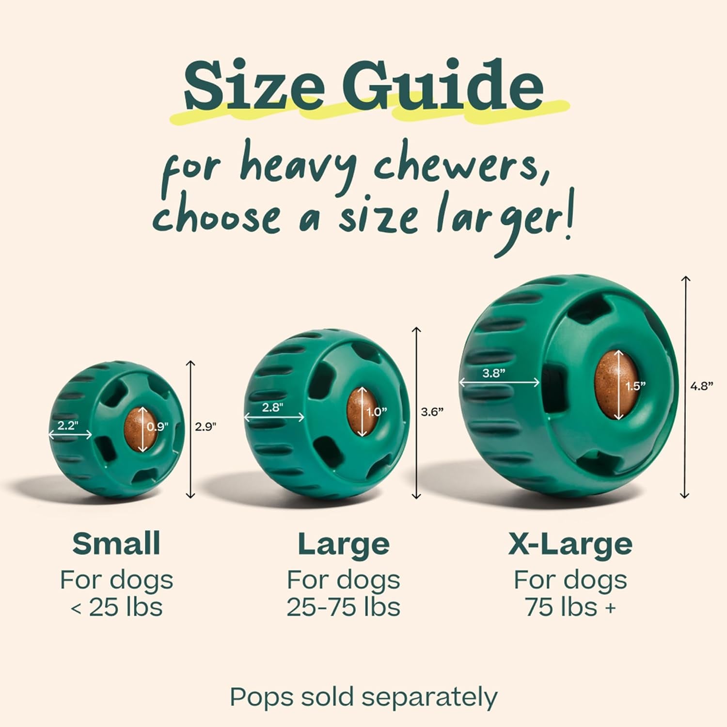 Pupsicle - Long-Lasting Interactive Dog Toy to Keep Your Pup Busy and Distracted - Safe for Dogs - Low-Mess Design - Dog Toys for XL Dogs 75 Lbs and Up