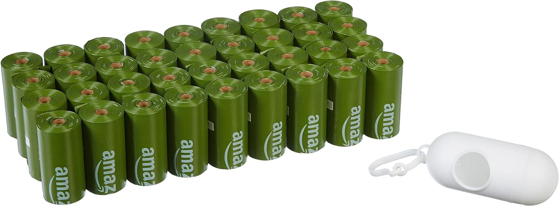 Dog Poop Bags with Dispenser, 540 Count, Enhanced for Guaranteed Leakproof, Unscented, Includes Leash Clip