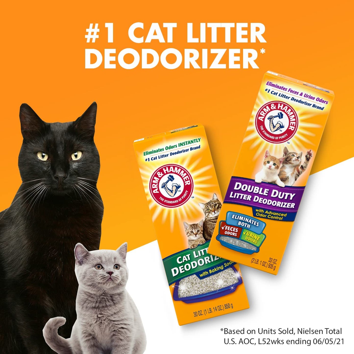 Cat Litter Deodorizer Double Duty, 20 Oz, 6 Pack