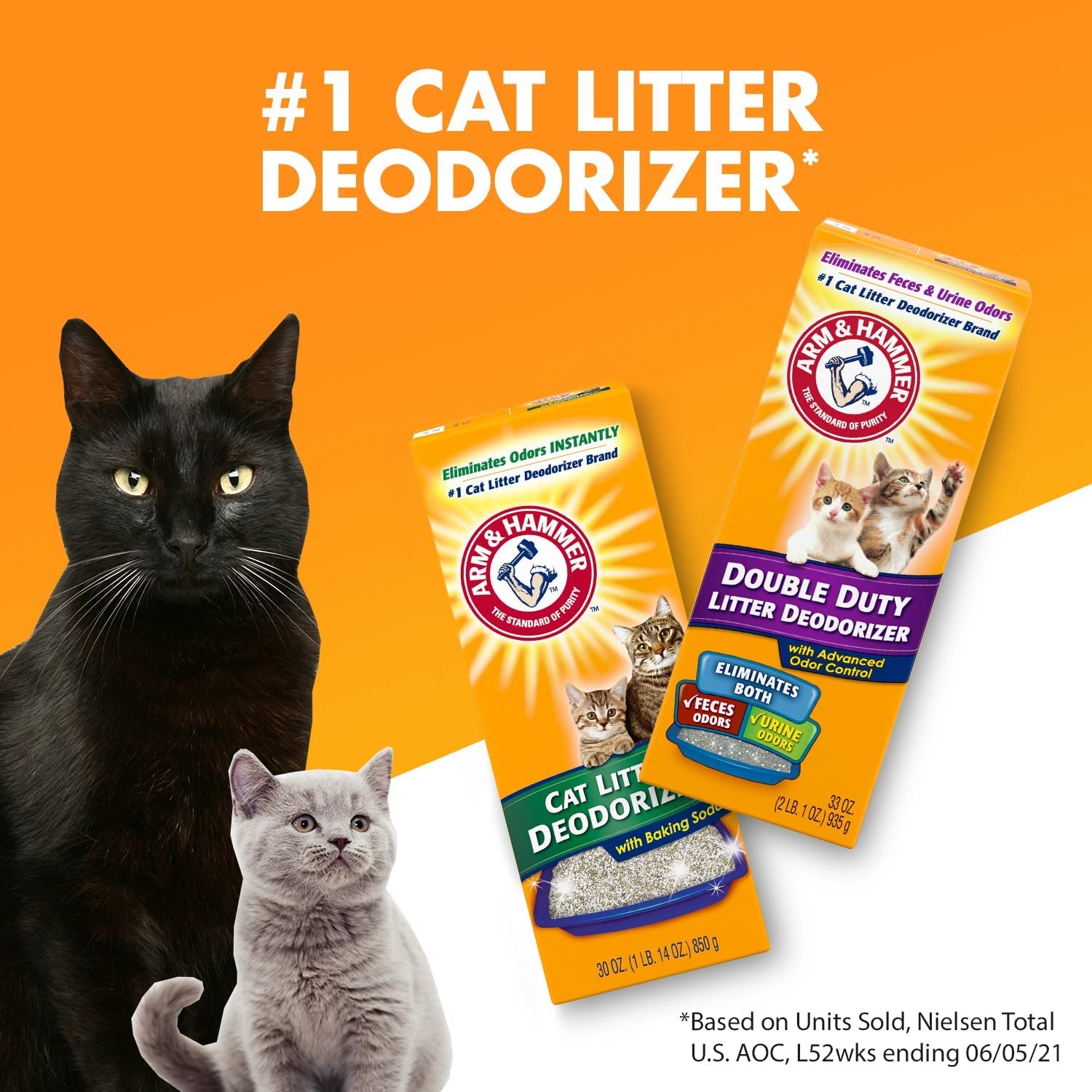 Cat Litter Deodorizer Double Duty, 20 Oz, 6 Pack