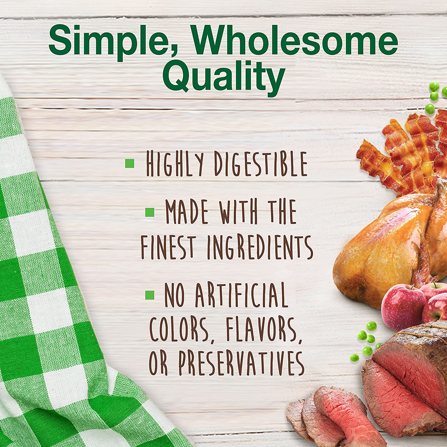 Healthy Edibles Natural Puppy Chews Long Lasting Treats for Puppies, Roast Beef, Apple & Bacon Flavor, X-Small/Petite (3 Count)