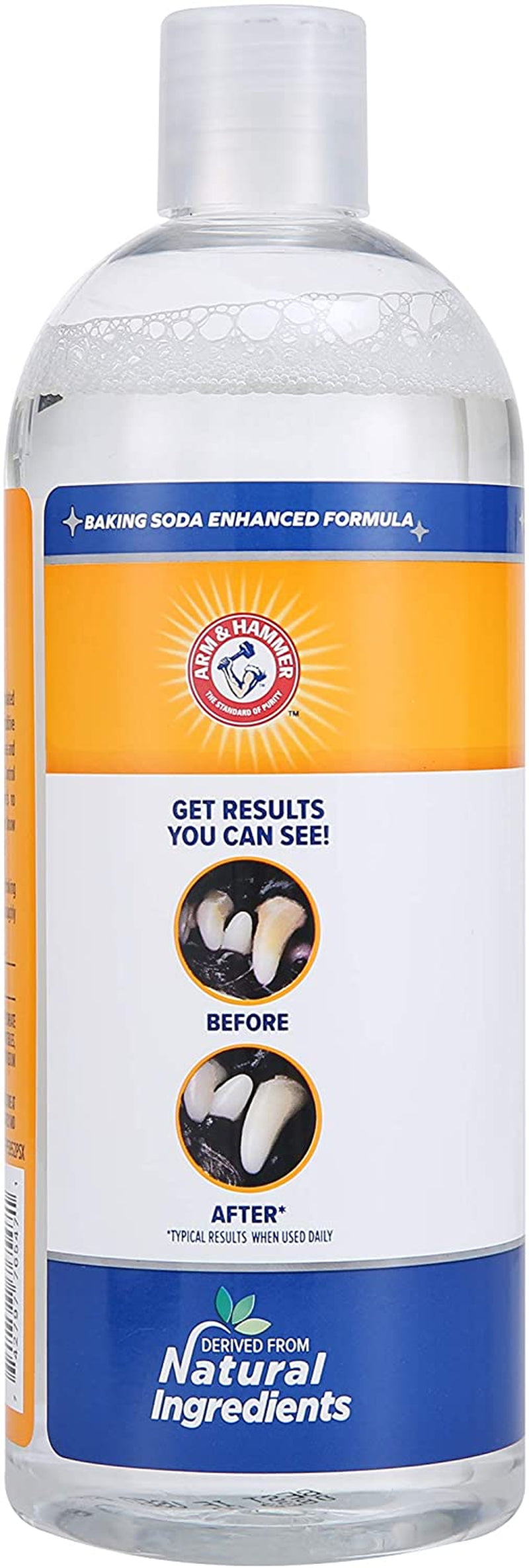 Dog Water Additive for Dental Care - Bad Breath Eliminator for Dogs & Dog Breath Freshener - Dog Tooth Plaque Cleaner & Dog Tartar Remover - 16 Fl Oz Dental Rinse for Dogs - Package of 1