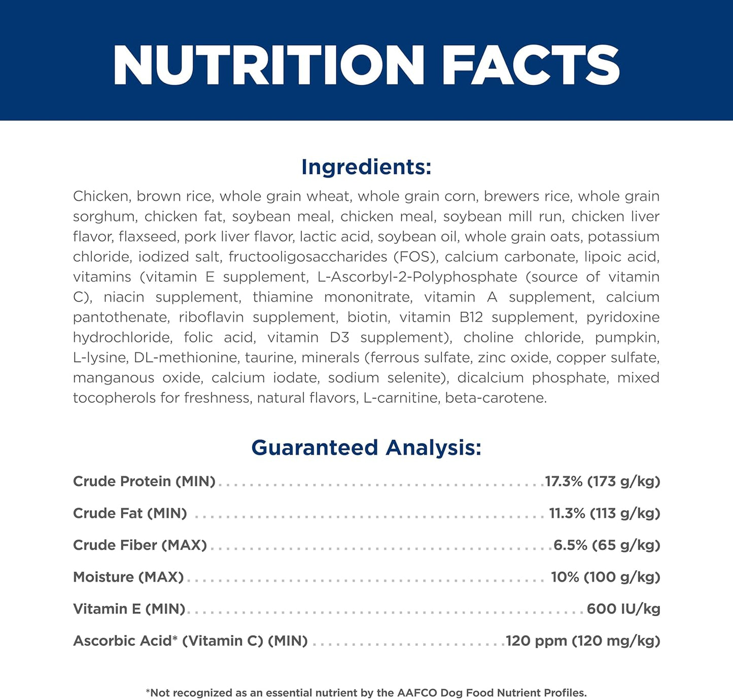 Small & Mini, Senior Adult 7+, Small & Mini Breeds Senior Premium Nutrition, Dry Dog Food, Chicken, Brown Rice, & Barley, 15.5 Lb Bag