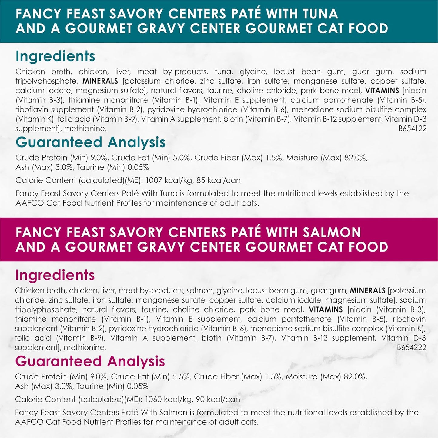 Purina  Pate Wet Cat Food Variety Pack, Savory Centers Pate with a Gravy Center - (2 Packs of 12) 3 Oz. Pull-Top Cans