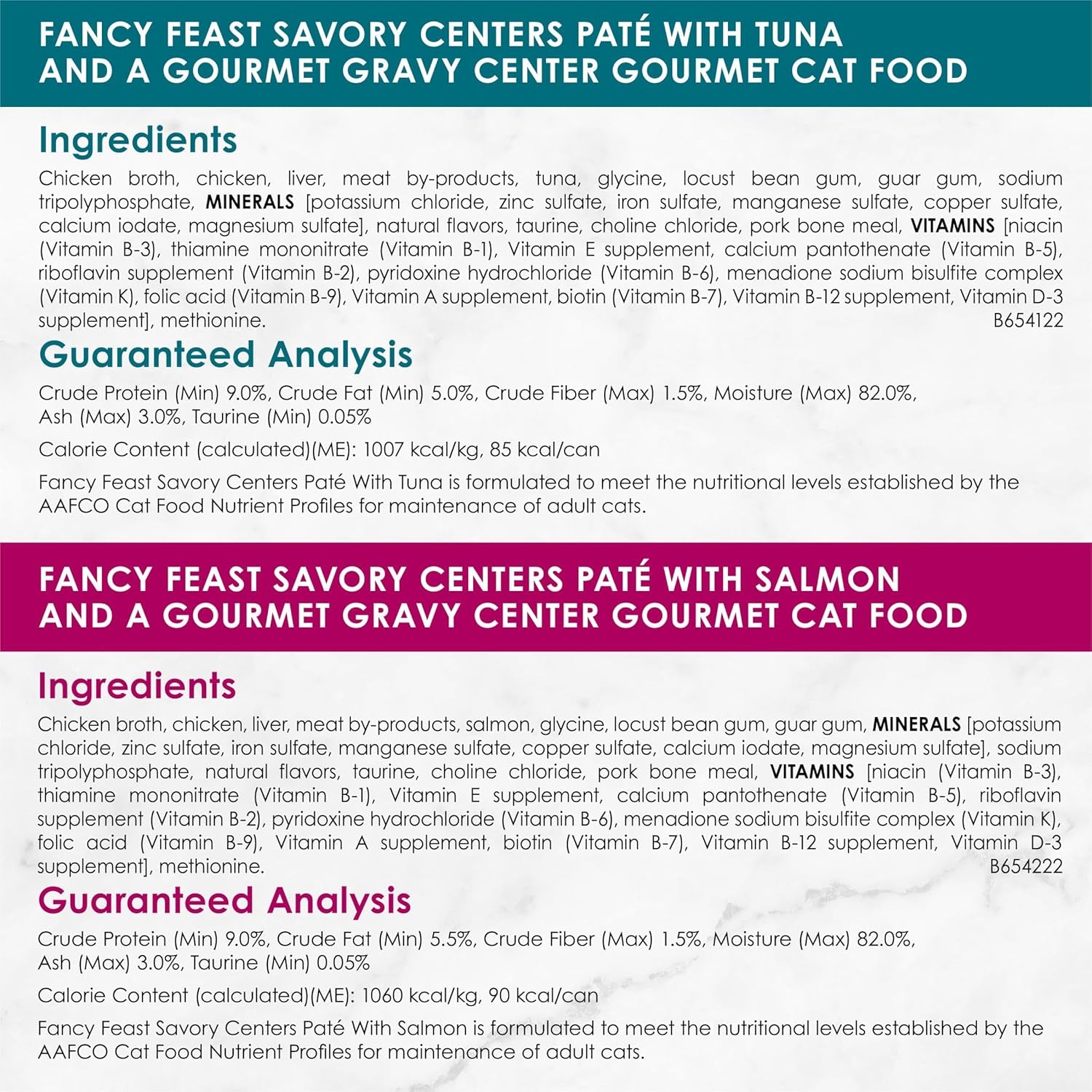 Purina  Pate Wet Cat Food Variety Pack, Savory Centers Pate with a Gravy Center - (2 Packs of 12) 3 Oz. Pull-Top Cans
