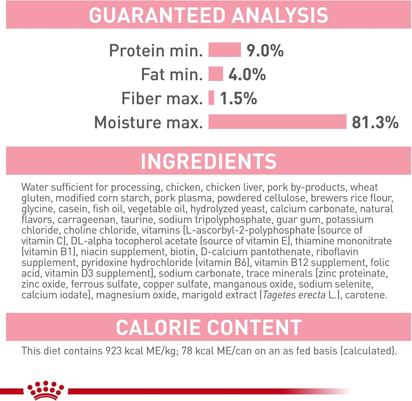 Feline Health Nutrition Mother & Babycat Queen Ultra Soft Mousse in Sauce Cat Food, 3 Oz (Pack of 24)