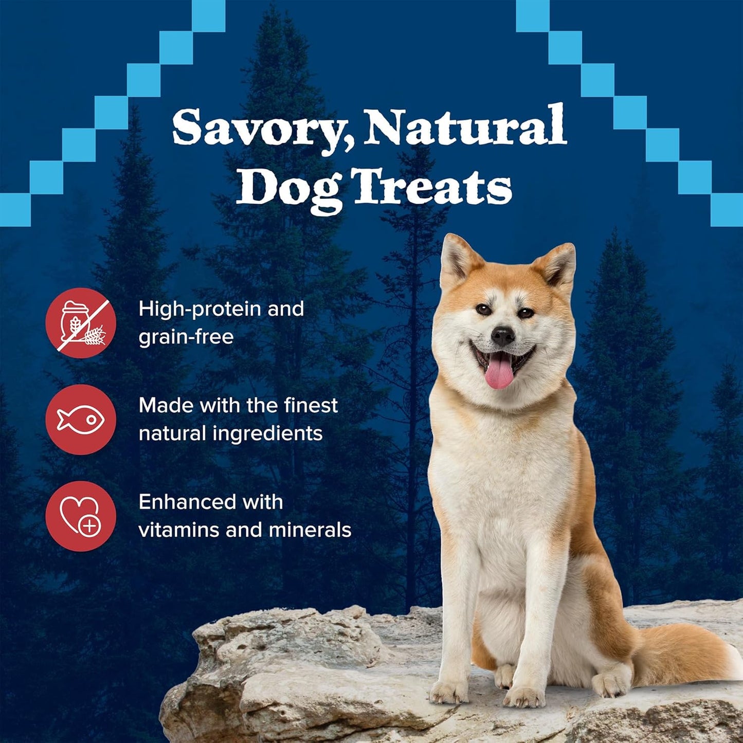 Wilderness Trail Treats Wild Bits Training Treats for Dogs, Grain-Free Dog Treats, Salmon Recipe, 10-Oz. Bag