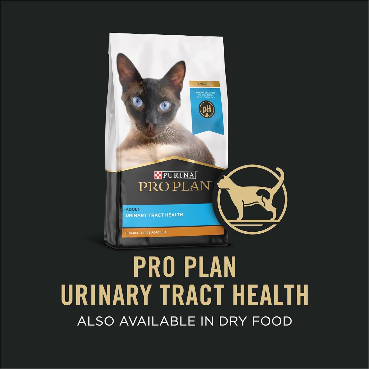 Urinary Tract Health Chicken Entree in Gravy Cat Food - (Pack of 24) 3 Oz. Pull-Top Cans