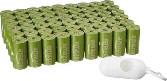 Dog Poop Bags with Dispenser, 810 Count, Enhanced for Guaranteed Leakproof, Brazilian Mango Scented, Includes Leash Clip