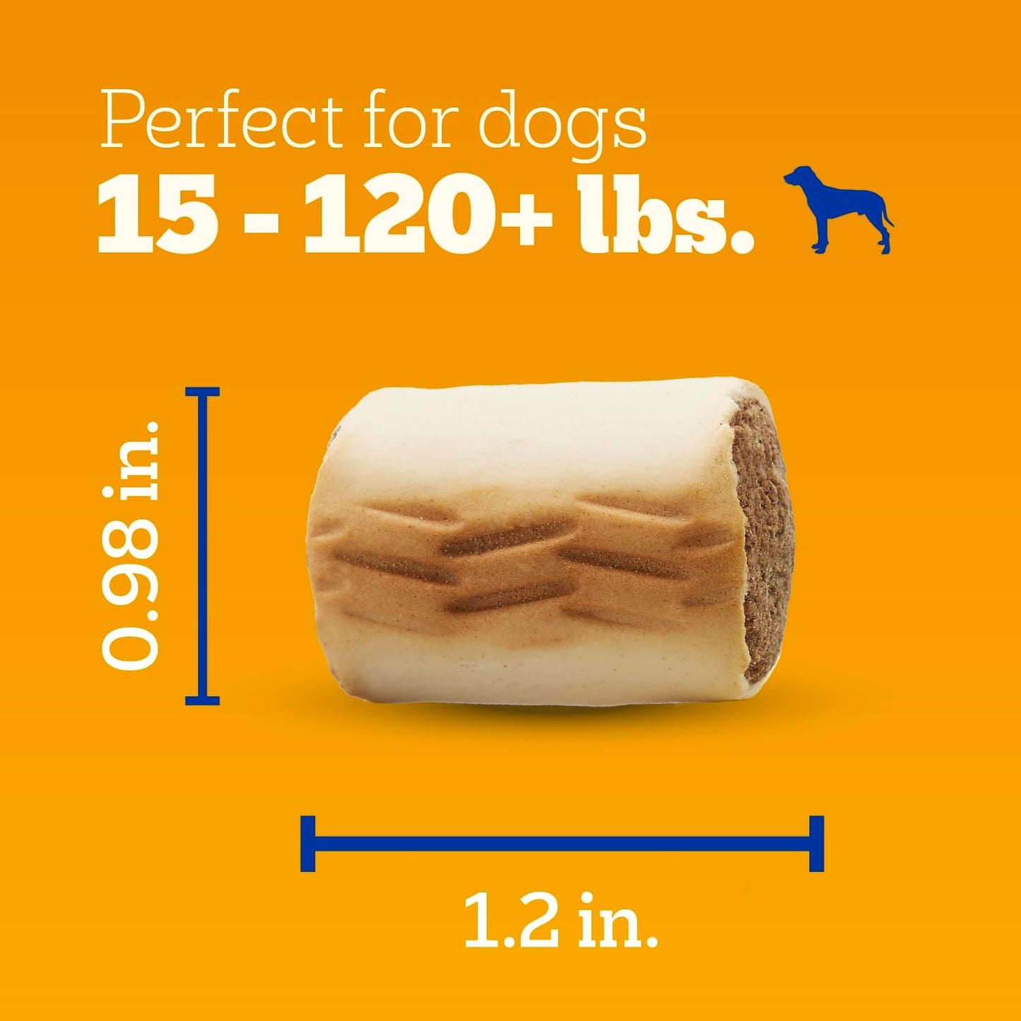 Dry Dog Treats Marrobone Real Beef Flavor, 6 Lb. Bag