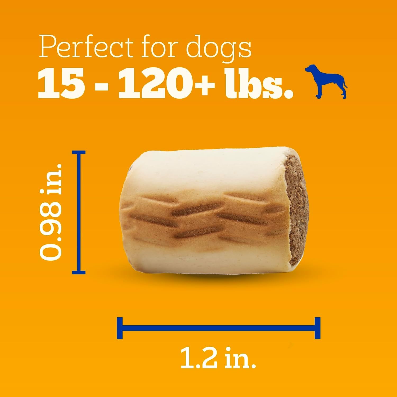Dry Dog Treats Marrobone Real Beef Flavor, 6 Lb. Bag
