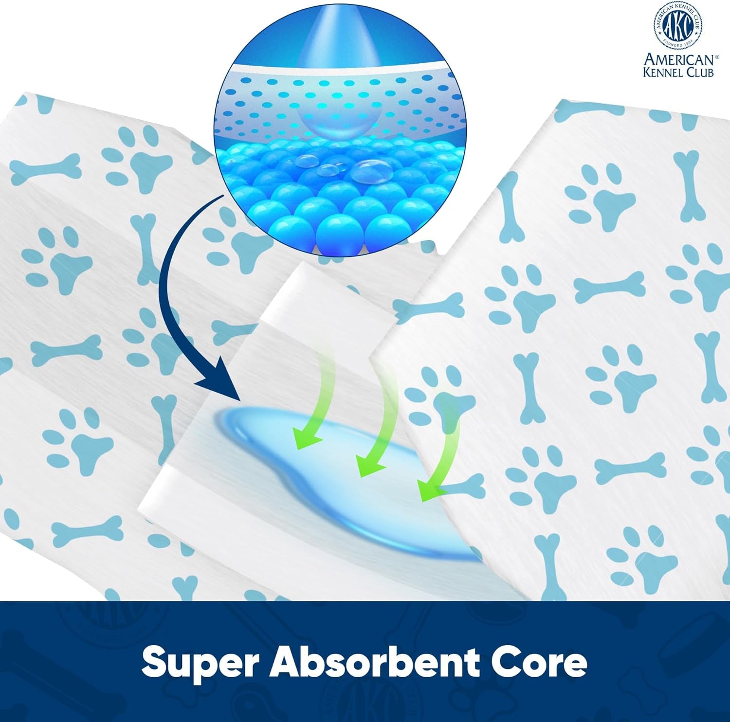 Male Dog Wrap, Disposable Diapers with Wetness Indicator, Medium, 50 Count