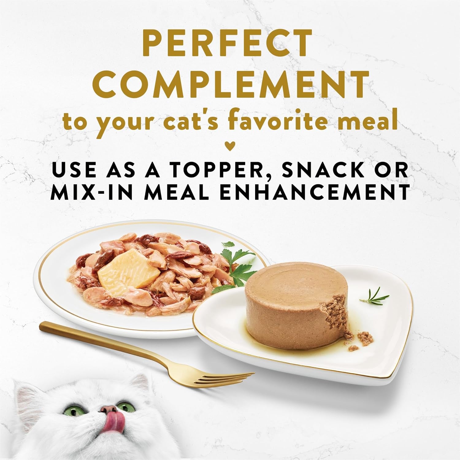 Purina  Appetizers Lickable Grain Free Wet Cat Food Topper Skipjack Tuna Appetizer with Sole - (Pack of 10) 1.1 Oz. Trays
