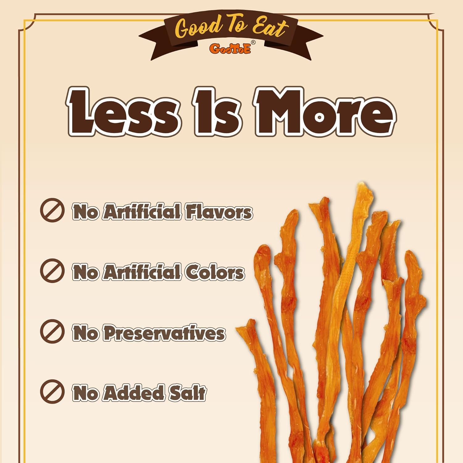 Turkey Tendons for Dogs – All-Natural, Hypoallergenic Dog Treats, Rawhide Alternative, Long Lasting Puppy Chews, Healthy Dog Treats for Small Breeds, Strips, 16 Oz Pack (1 Lb)