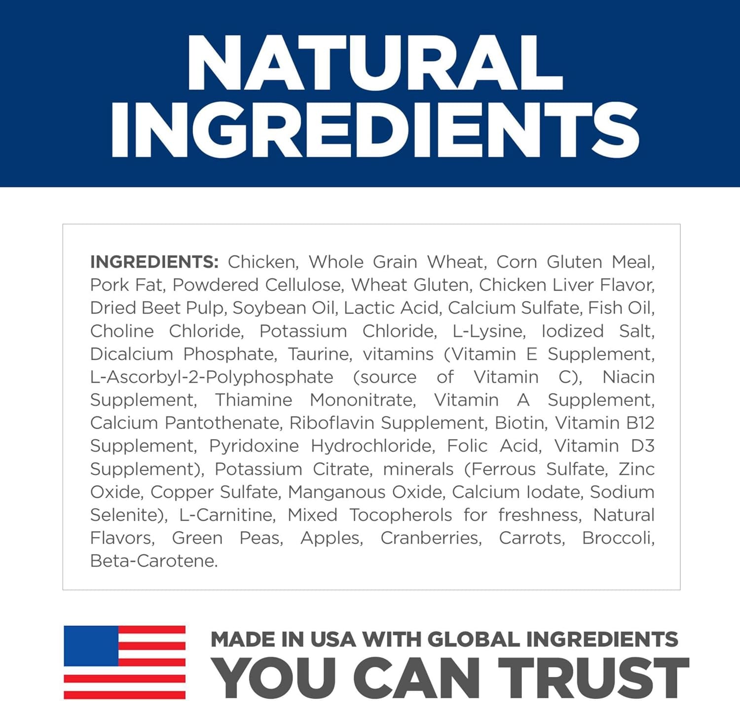 Adult 1-6 Urinary Hairball Control Dry Cat Food, Chicken Recipe, 3.5 Lb. Bag