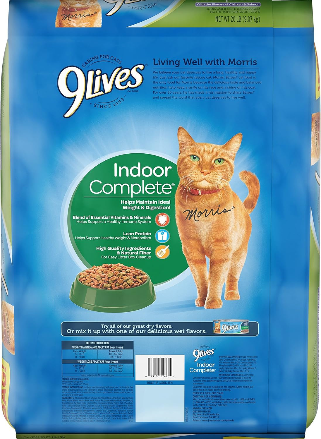 Indoor Complete Dry Cat Food, 20 Lb. Bag