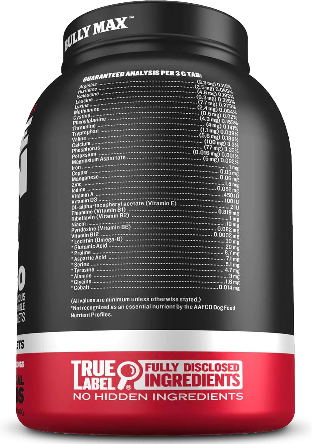 2-In-1 Muscle Builder Chewable Tablets for Puppies & Adult Dogs - Puppy & Dog Vitamins & Supplements for Muscle Gain & Growth - Ultimate Canine Multivitamins for All Breeds & Ages - 60 Tabs