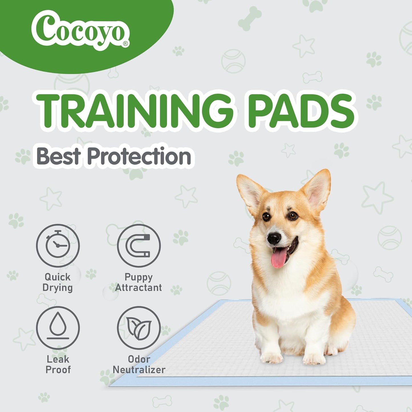 Best Value Dog Training Pads Giant Size | Dog Pee Pads XXXL Size | Super Absorbent Puppy Pads (30" X 45", 30 Count) (XXXL)