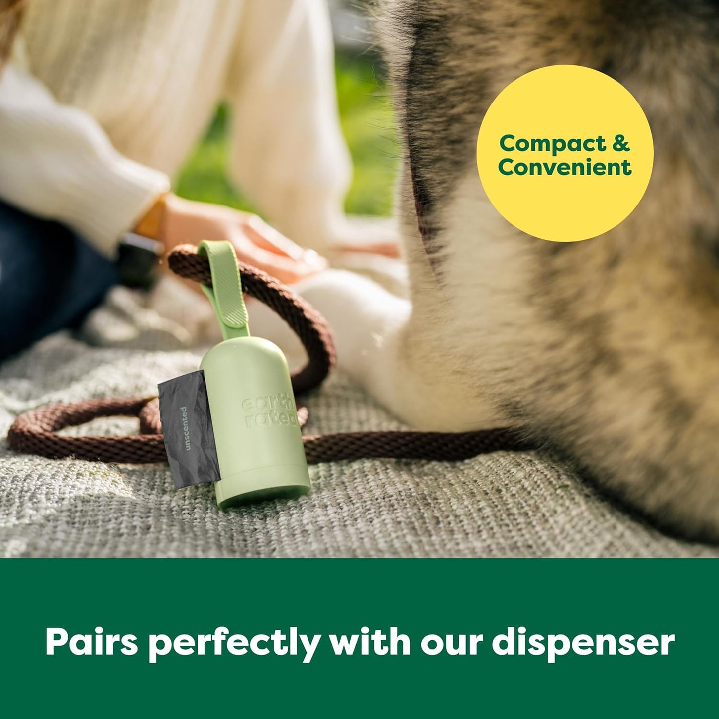 Odor-Blocking Poop Bags for Dogs with 3X Protect, Guaranteed to Block Smells & Leak-Proof Performance, Conceals Smell & Mess, Unscented, 108 Count