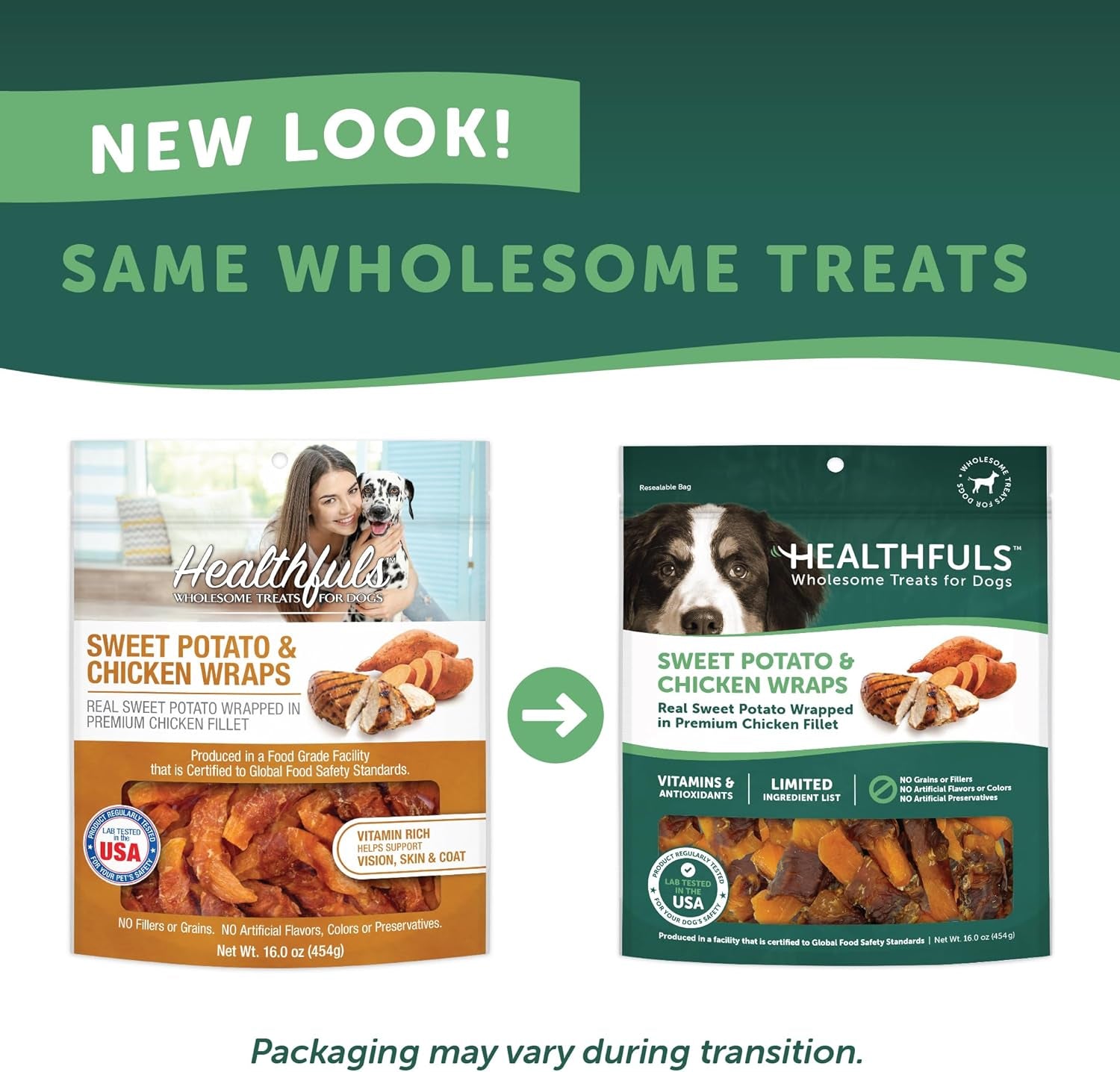Chicken Wrapped Sweet Potato Dog Treats, 16Oz