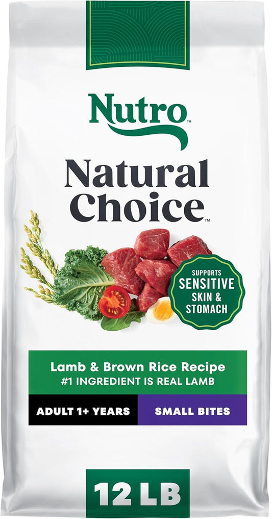 Natural Choice Lamb & Brown Rice Adult Small Bites Dog Food Recipe, 12 Lb. Bag