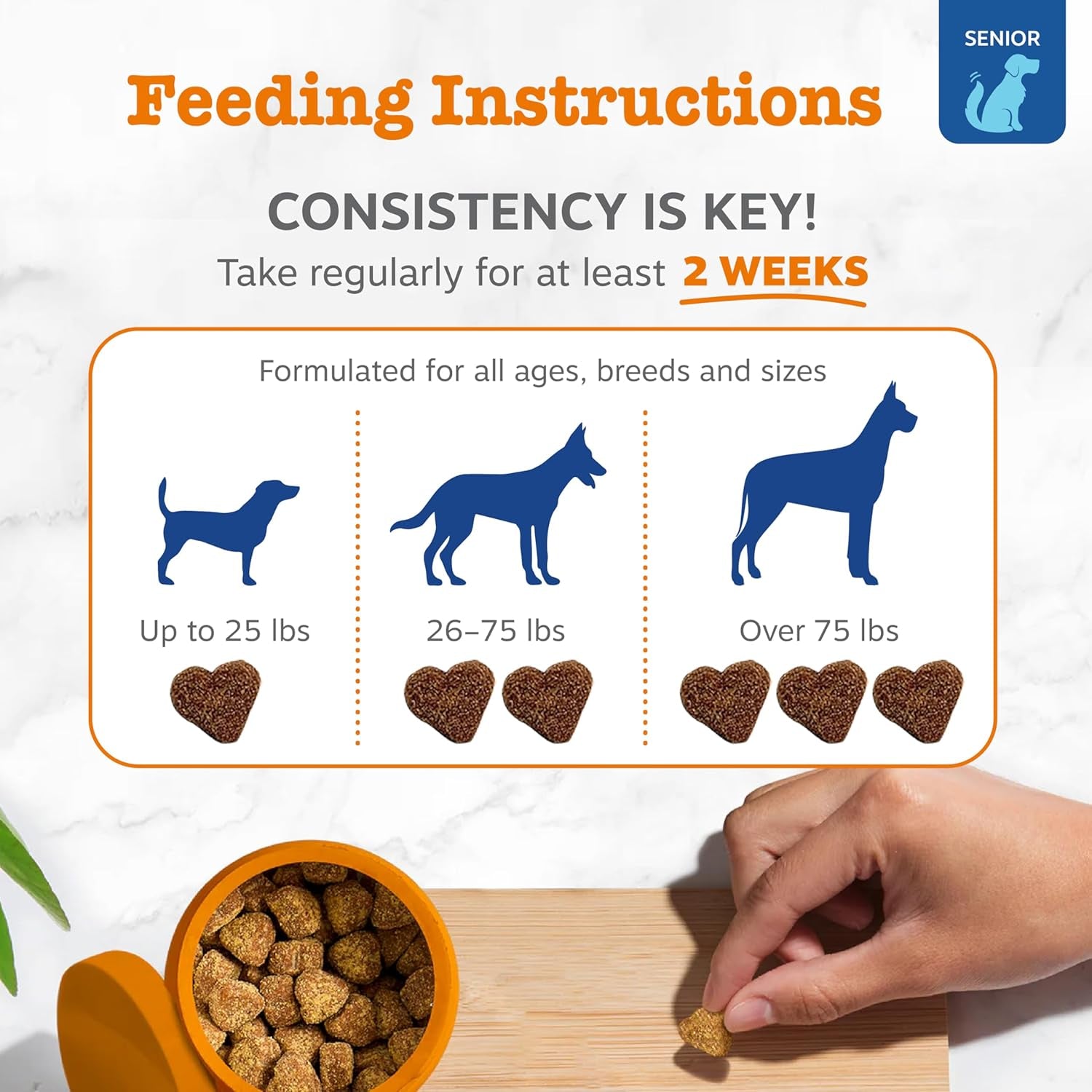 Senior Dog Multivitamin Treats - Glucosamine for Dogs + Digestive Enzymes & Probiotics - Grain Free Dog Vitamins and Supplements for Skin & Coat + Immune Health Beef - Advanced - 90Ct