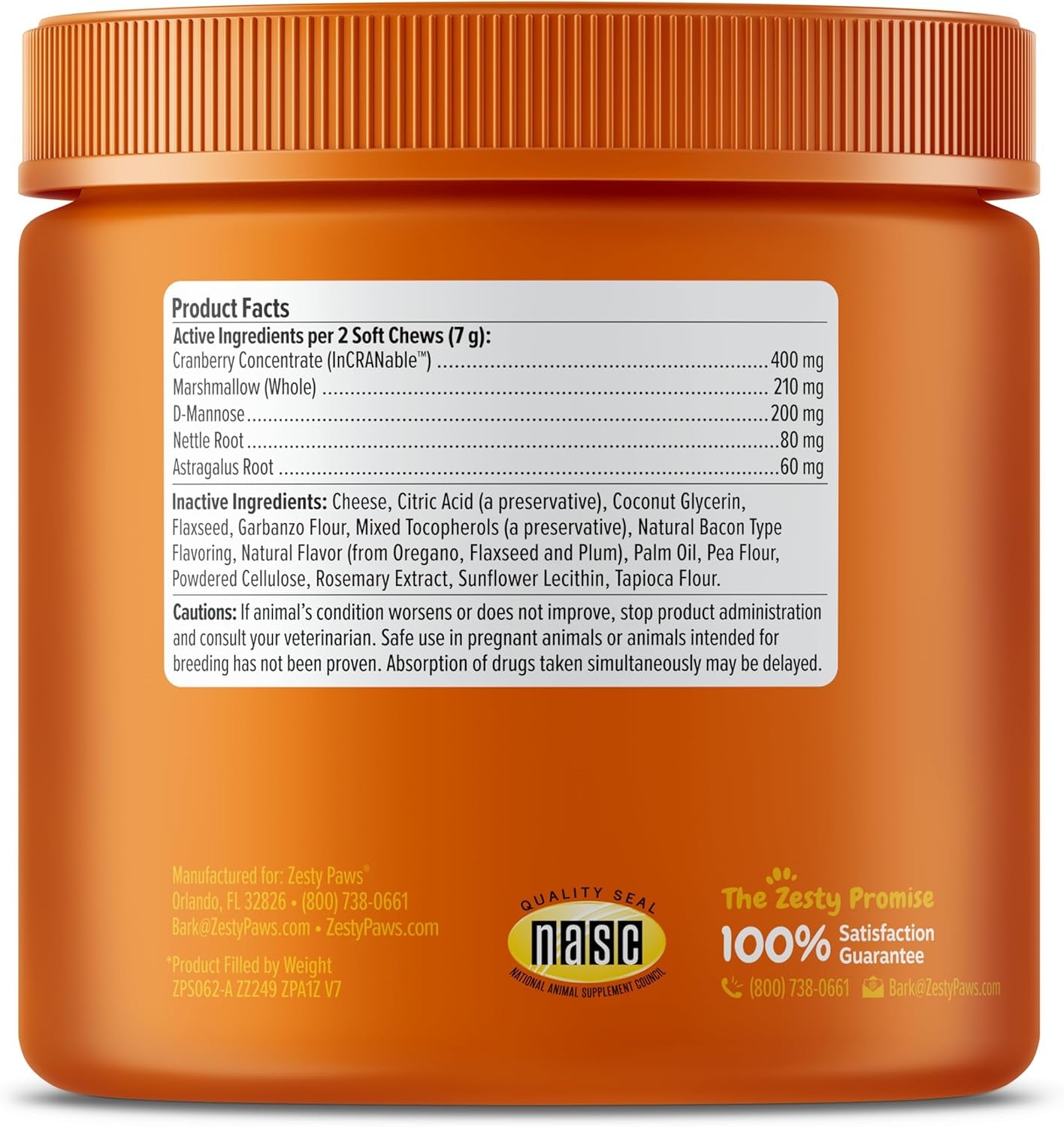 Cranberry Supplement for Dogs - Bladder Control for Dogs - Urinary Tract Support - Cranberry Chews with D-Mannose, Vitamin B6 & L-Arginine - Immune & Gut Support - Bacon - 90 Count